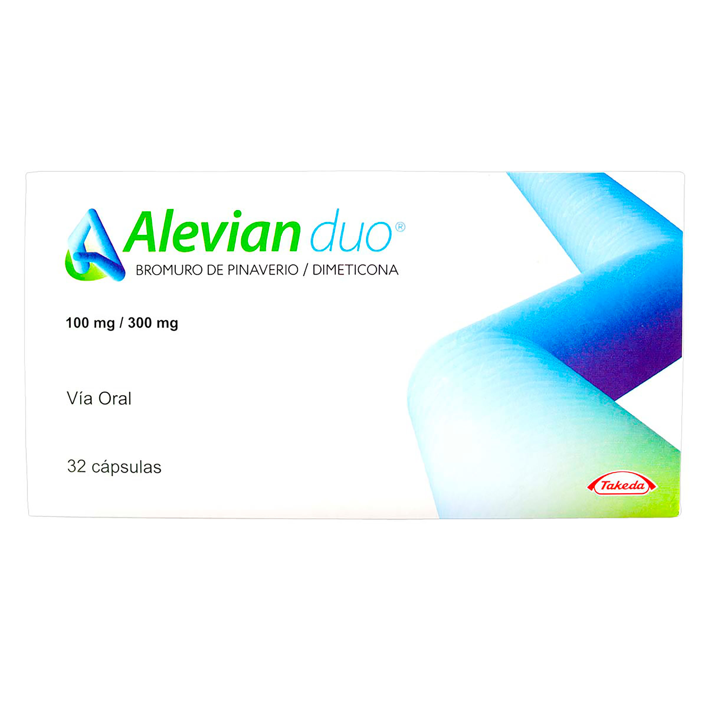 AleVian D – 32 cápsulas: simeticona + bromuro de pinaverio