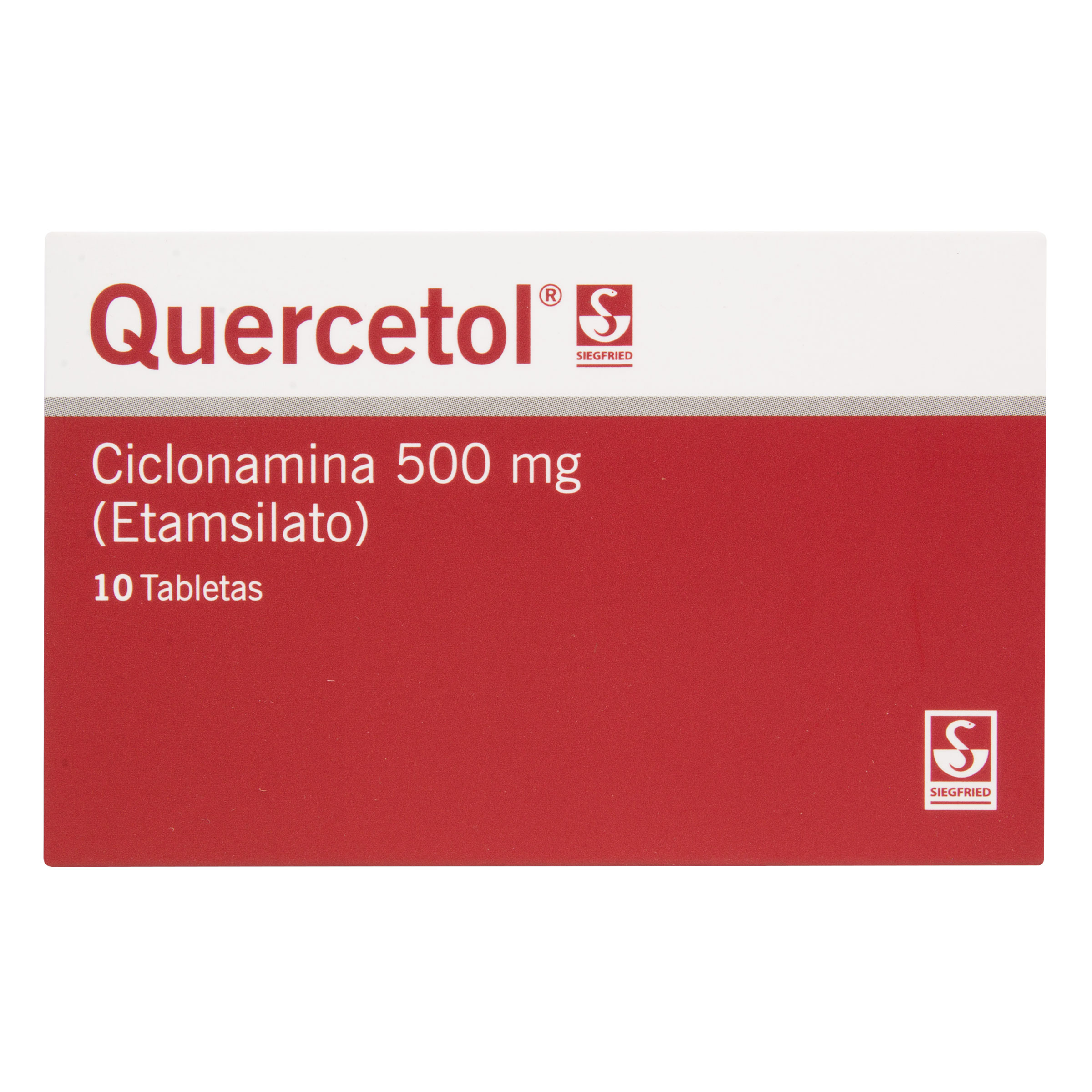 Quercetol 500 mg - 10 tabletas (Etamsilato)