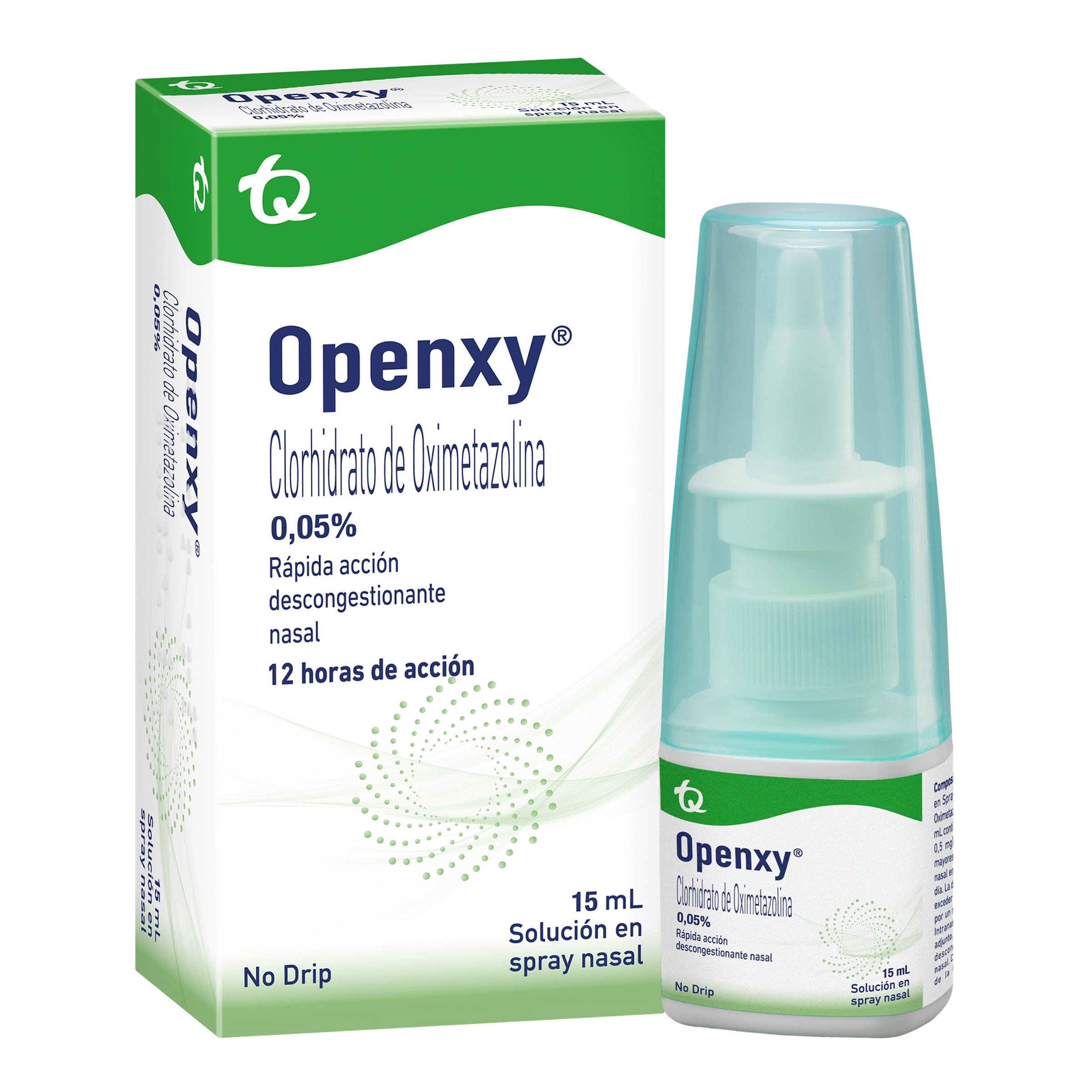 OPENXY 0.05% spray nasal 15 ml – Oximetazolina (TECNOQUIMICAS S.A.)