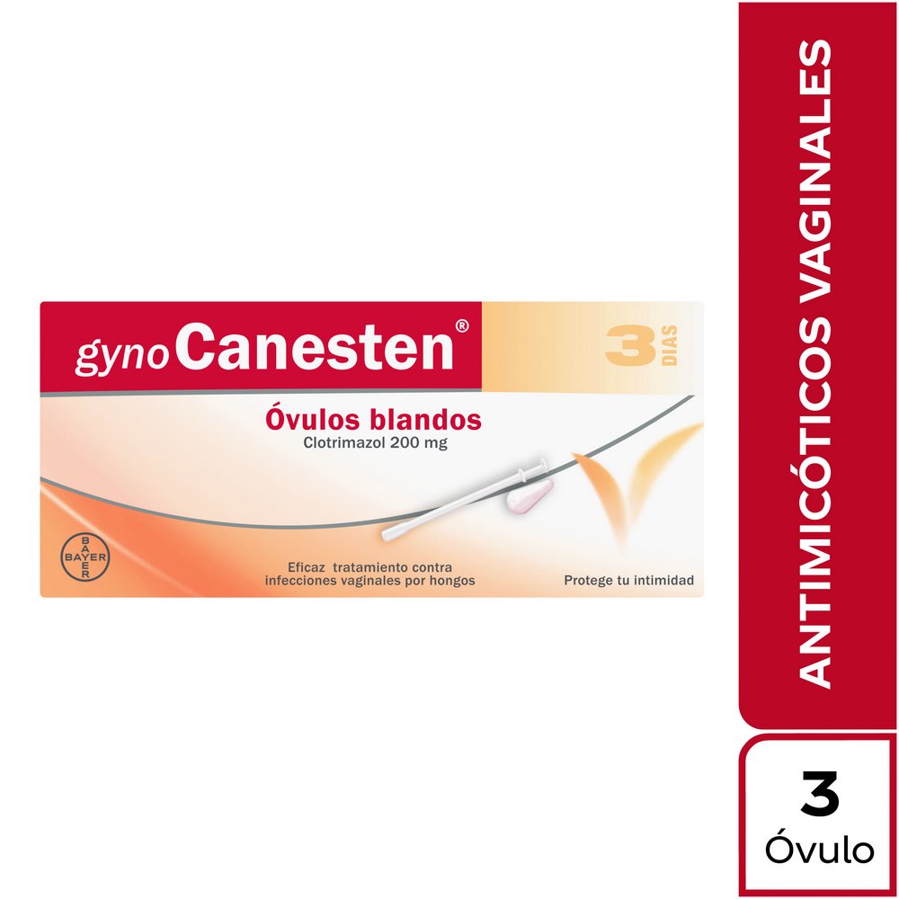 Gynocanesten 200 mg – Ovulos vaginales 3 x 200 mg (Clotrimazol)