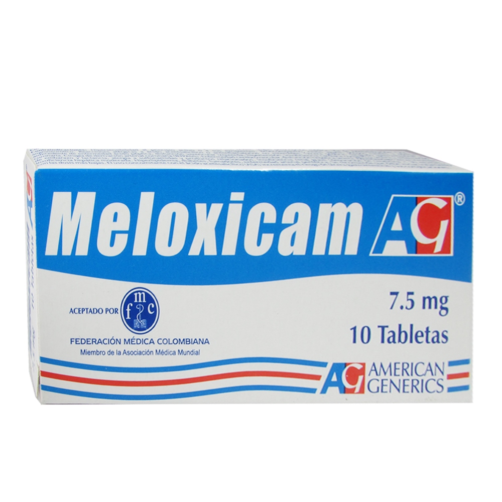Meloxicam 7.5 mg - 10 tabletas (Lafrancol)