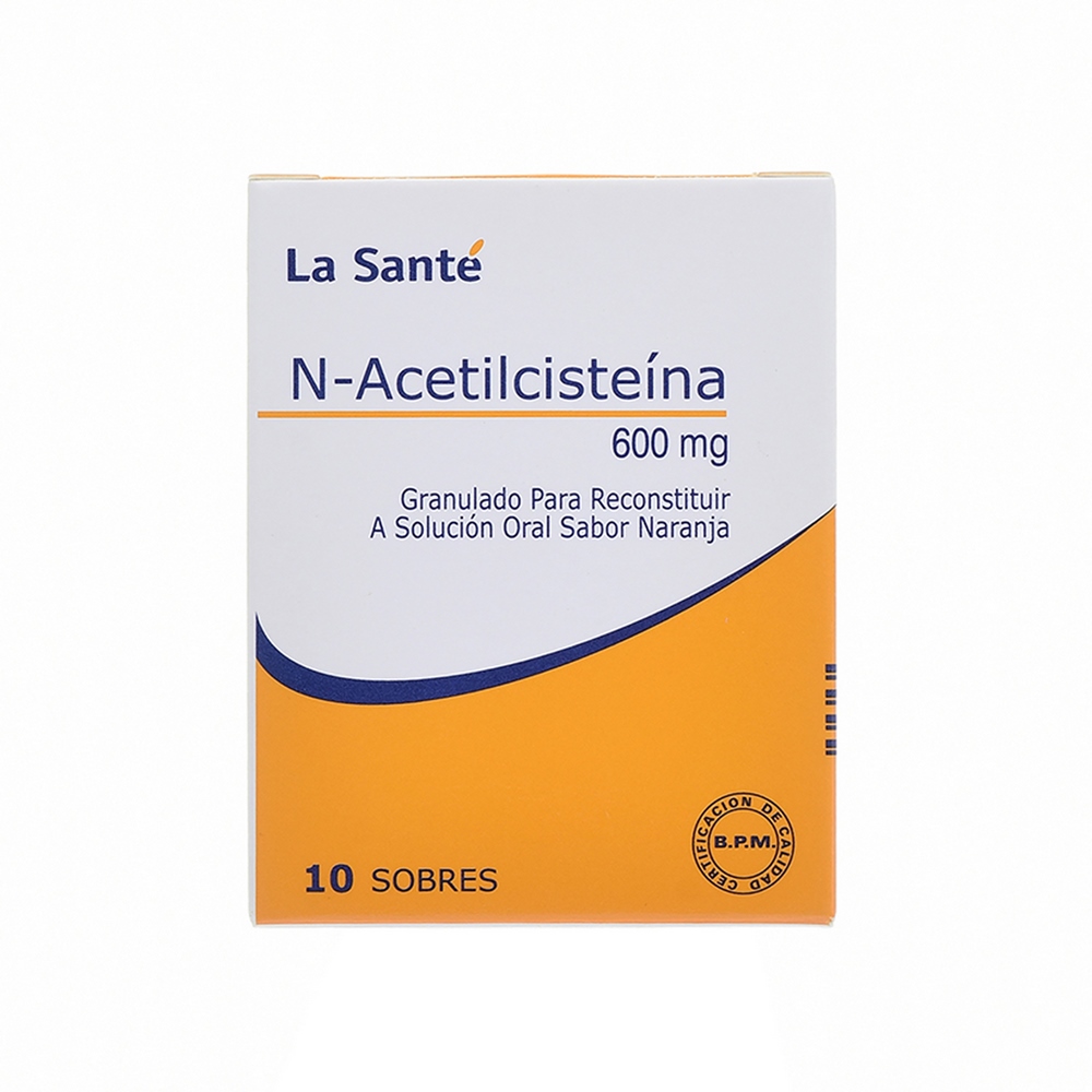 N-acetilcisteína 600 mg - 10 sobres | La Santé