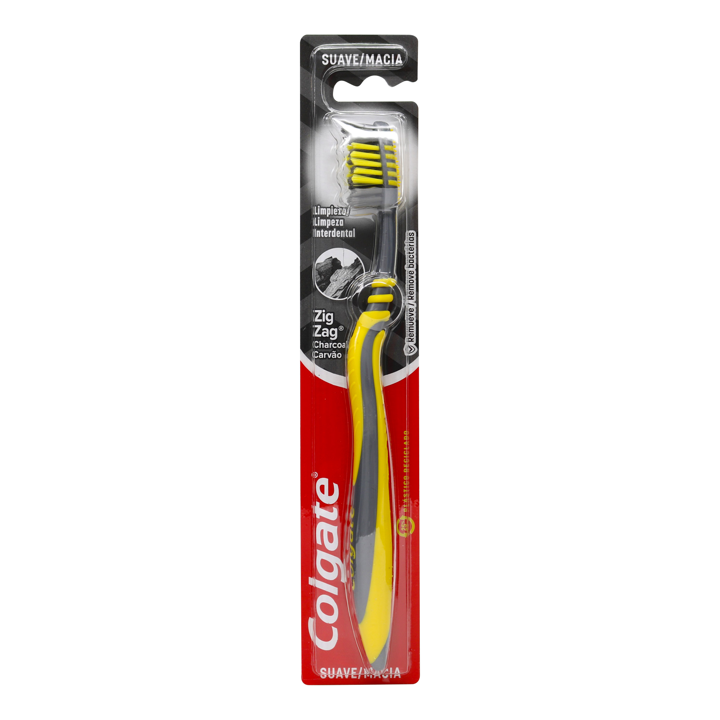 Cepillo Colgate Zig Zag Suave Carbon