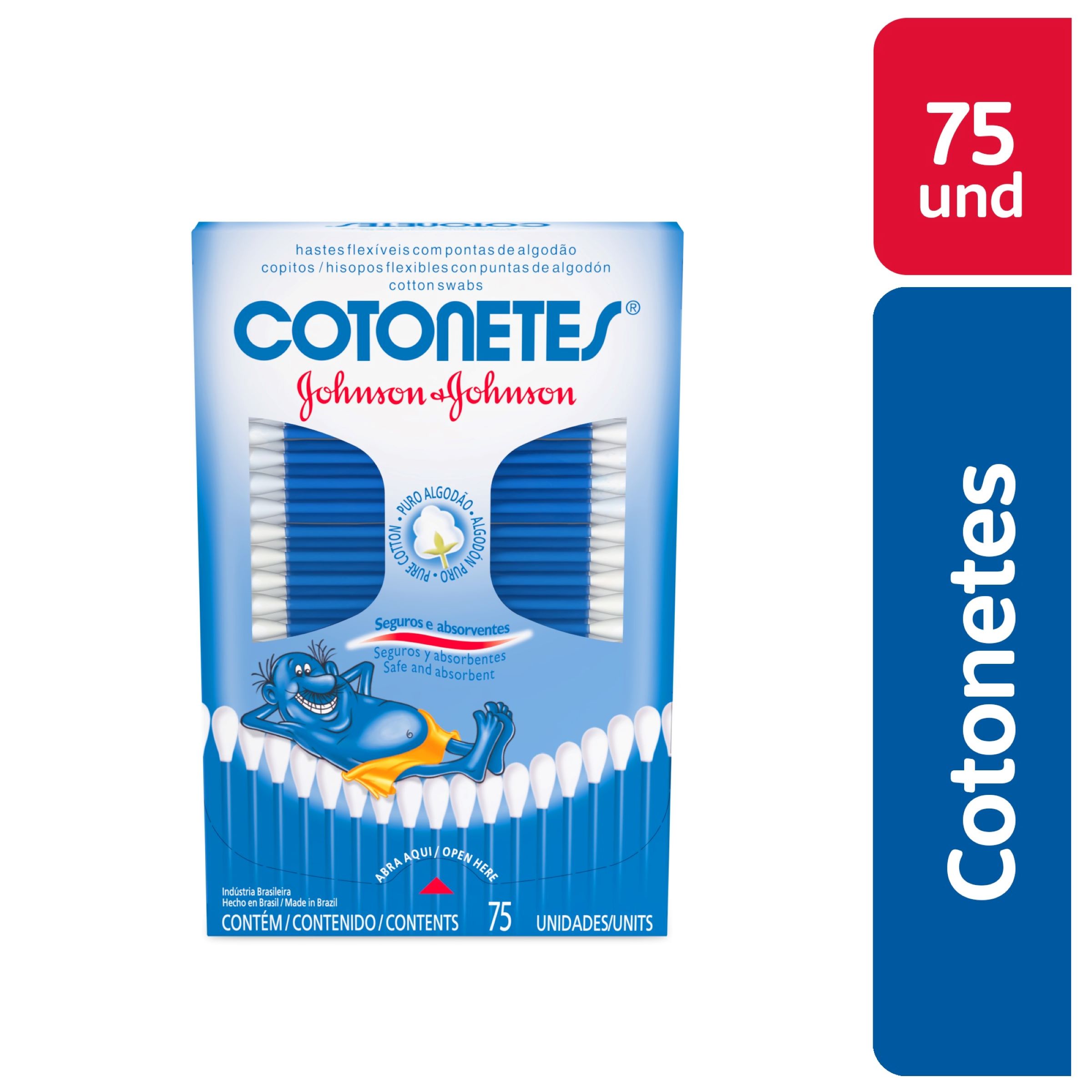 Cotonetes JJ 75 Unidades