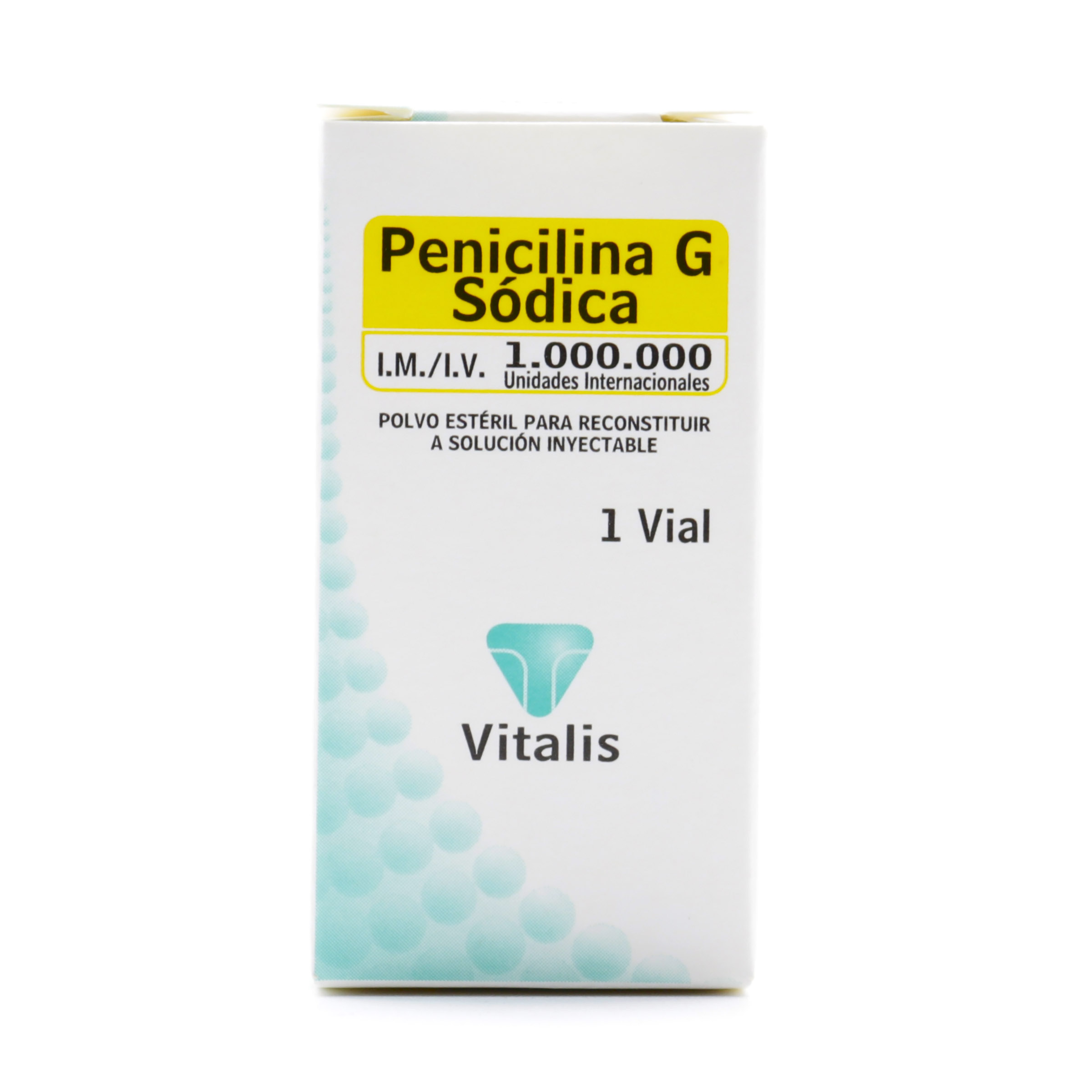 Penicilina G sodica 1 MUI – 1 ampolleta