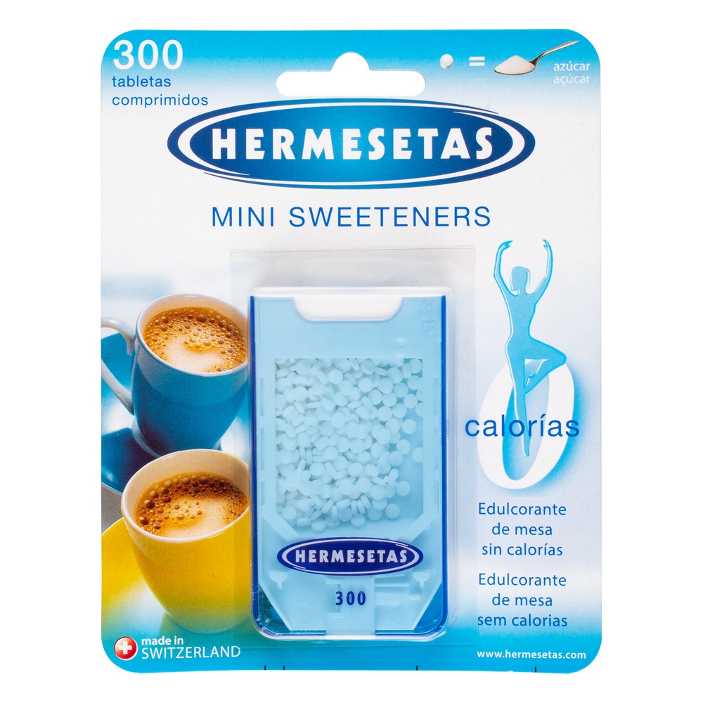 Hermesetas Mini Sweeteners – 300 comprimidos Edulcolorantes