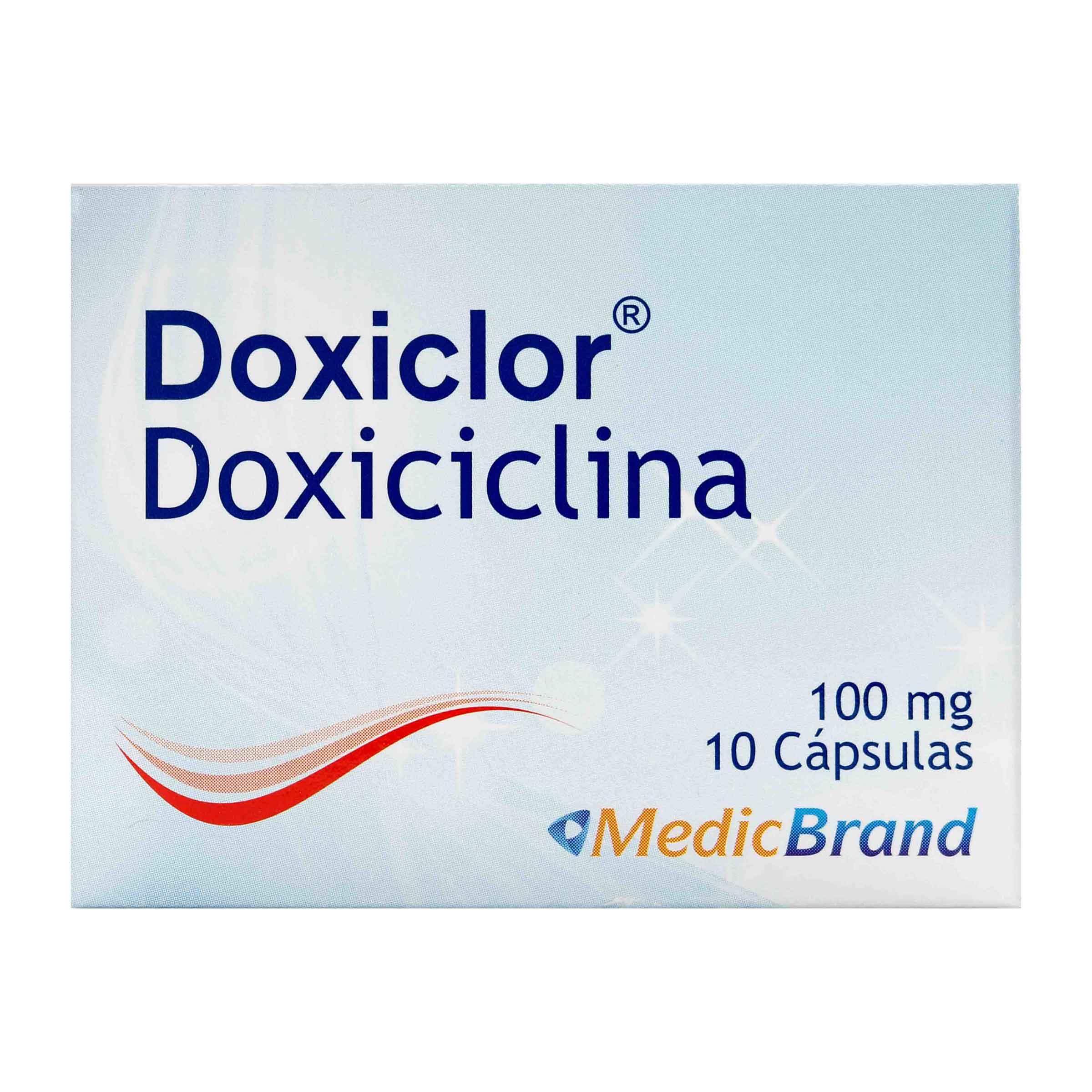 Doxiciclina 100 mg – 10 cápsulas (MEDIC BRAUM)