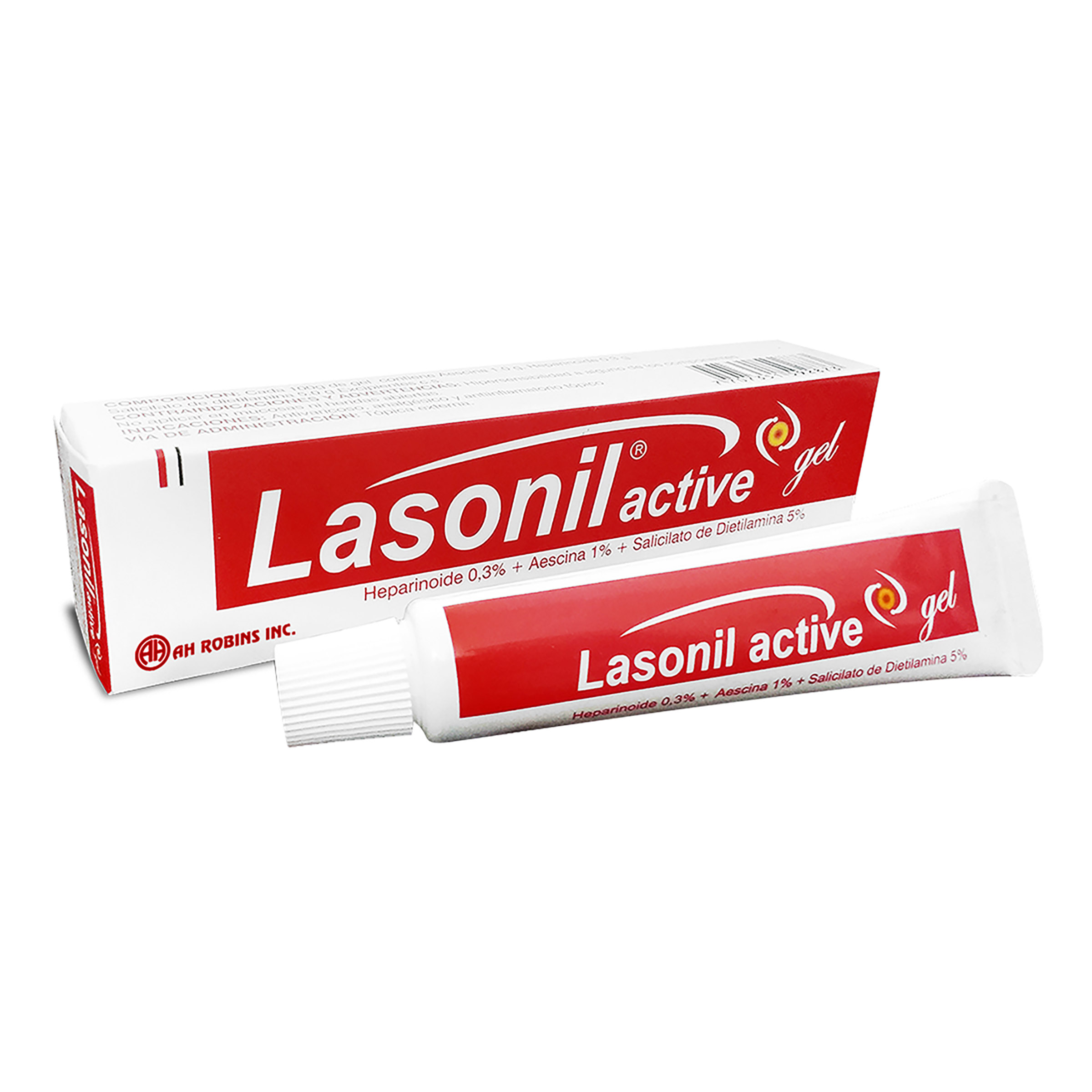 LASONIL ACTIVE GEL 30 GR AESCINA-HEPARINOIDE-SALICILATO DIETILAMI