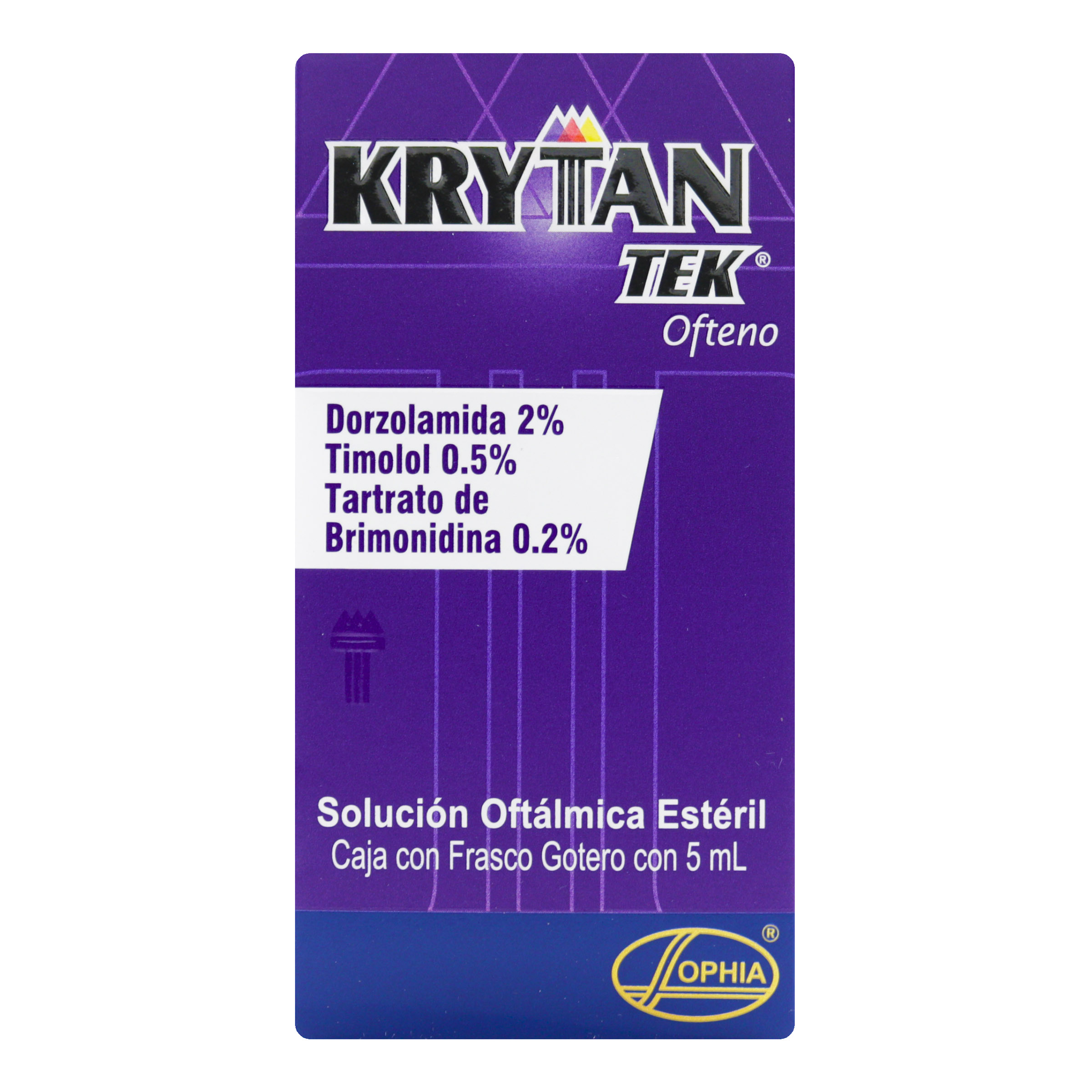 KRYTANTEC OFTENO 5 ml Brimonidina 3% + Dorzolamida + Timolol