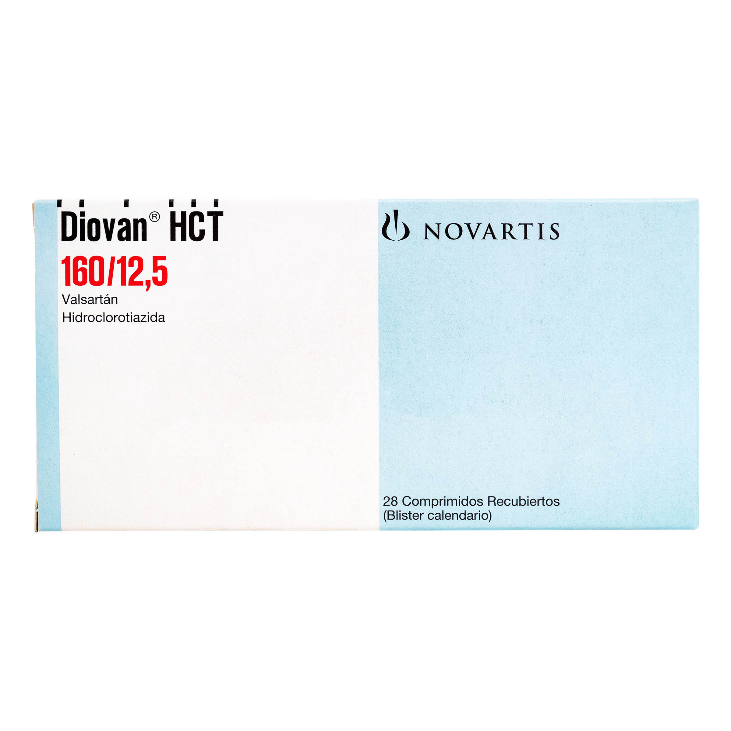 Diovan HCT 160/12.5 mg - 28 tabletas