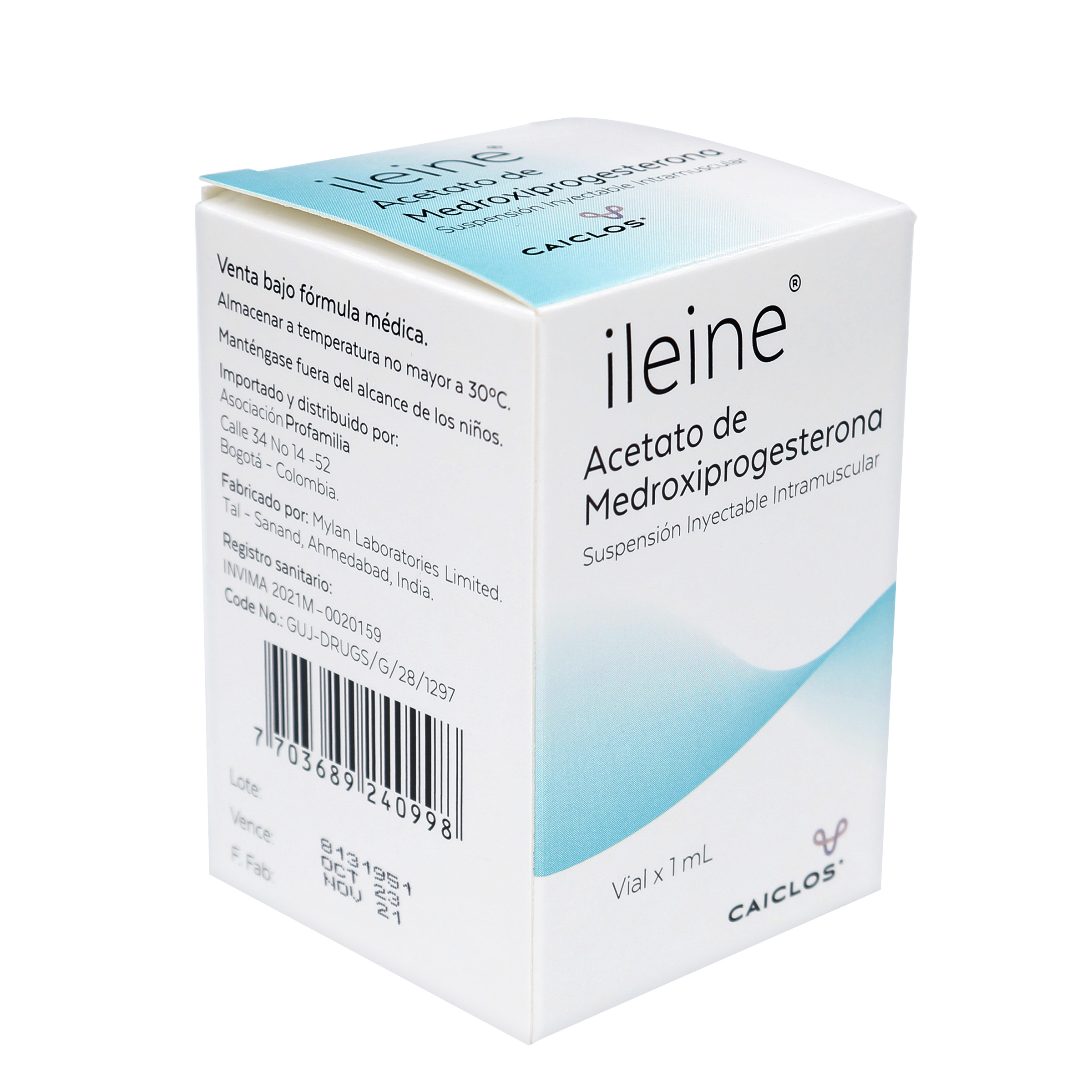 Ileine 150 mg - 1 vial | Medroxiprogesterona