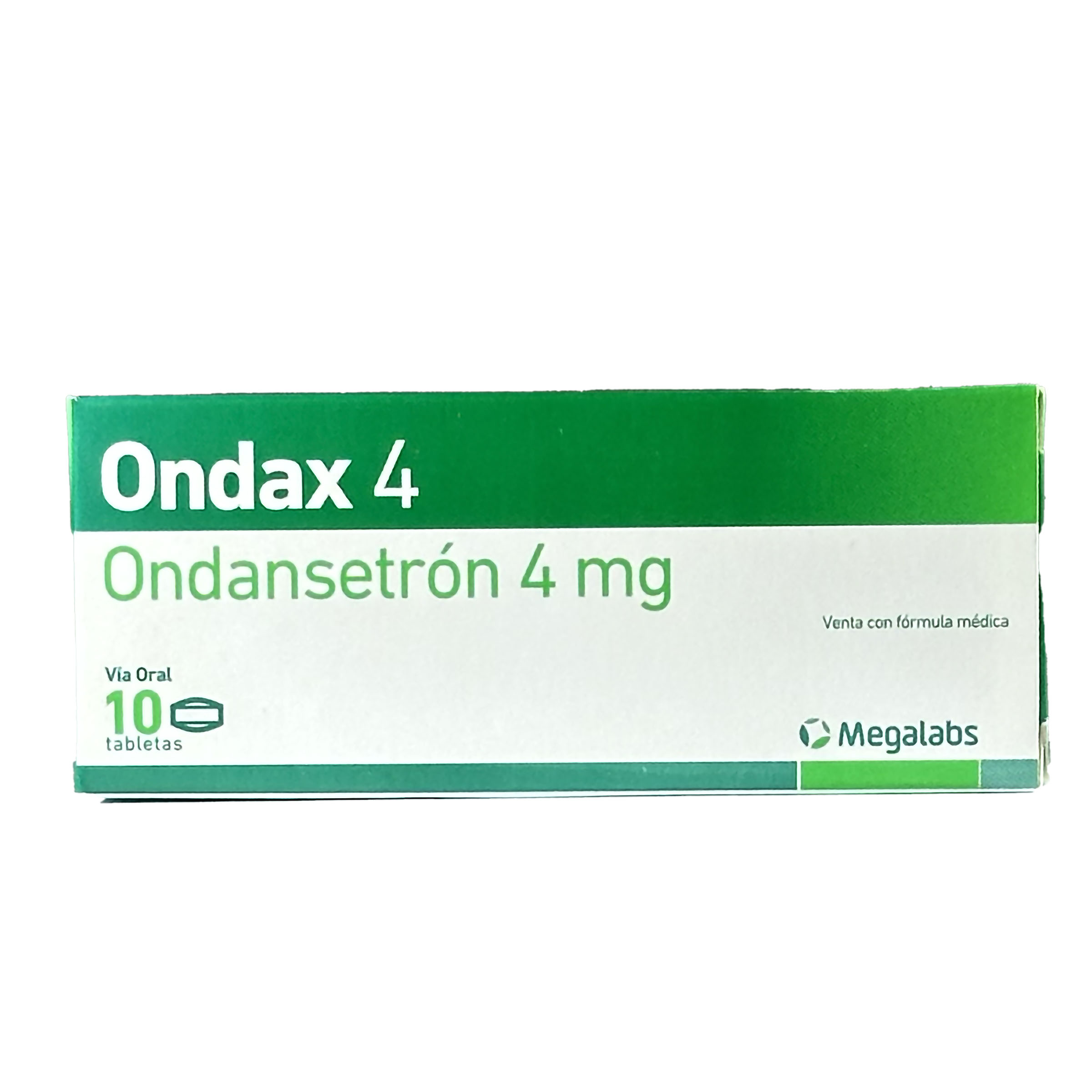 ONDAX 4 mg - 10 tabletas Ondansetrón