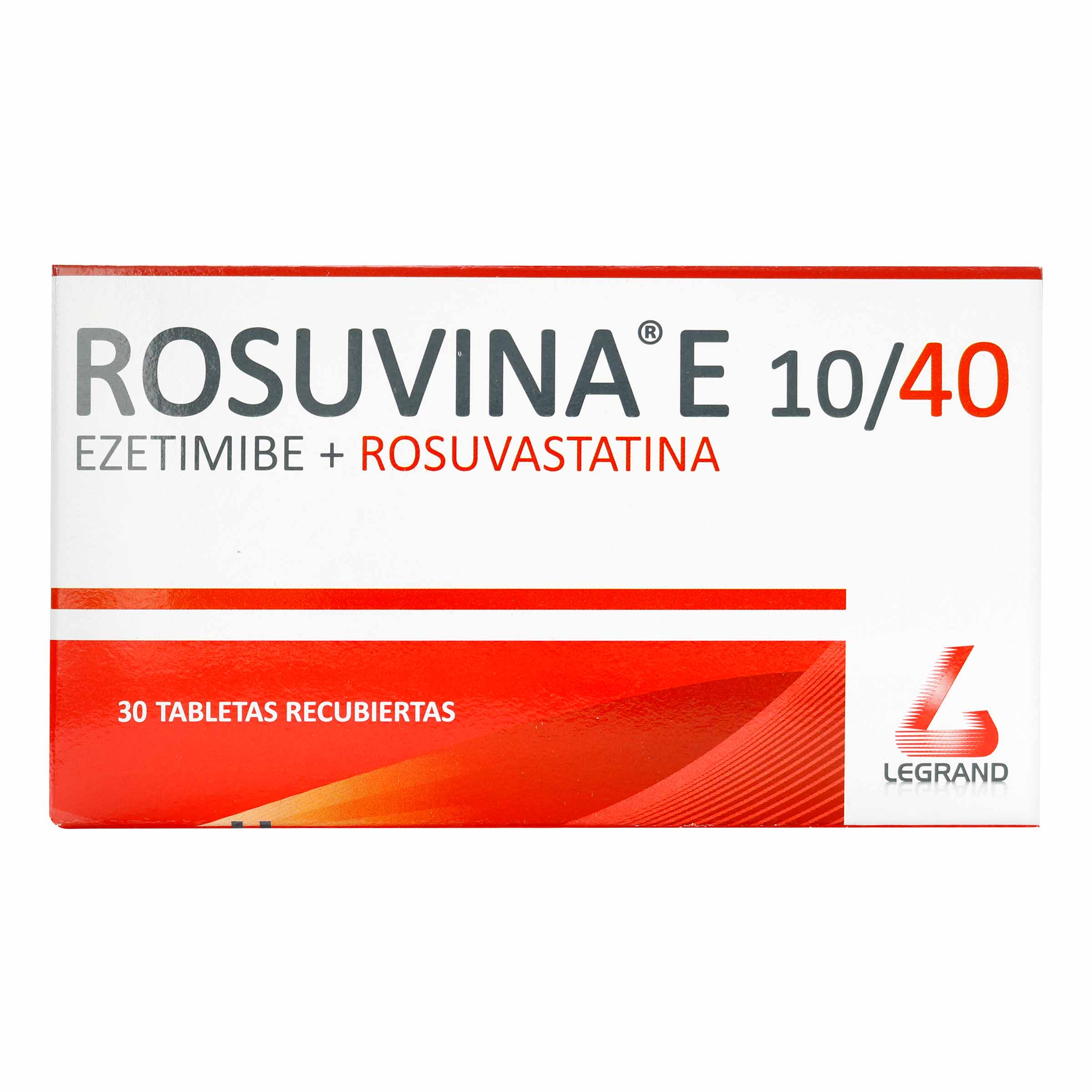 Rosuvina 10/40 mg – 30 tabletas (ezetimibe + rosuvastatina)