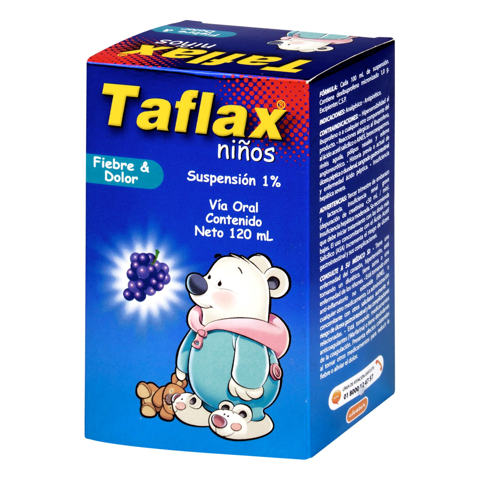 TAFLAX Dexibuprofeno – Suspensión 120 ml