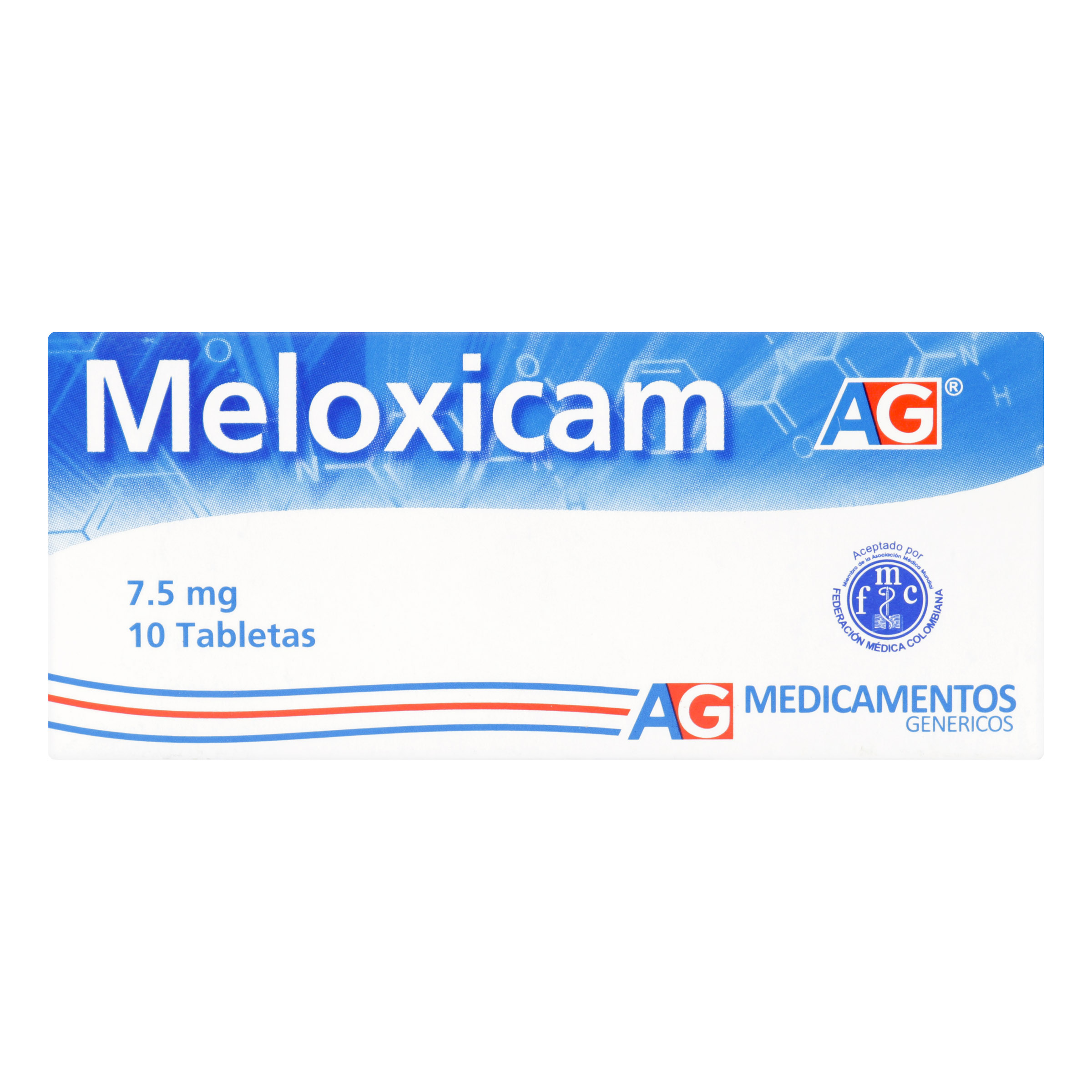 Meloxicam 7.5 mg - 10 tabletas (Lafrancol)
