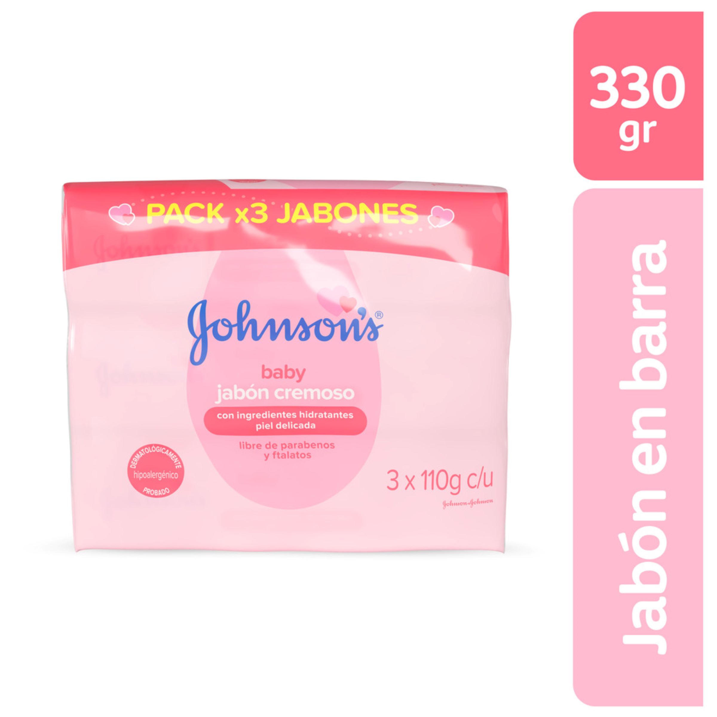 Jabón Barra Humectante Bebé 110 g - Johnson & Johnson Colombia
