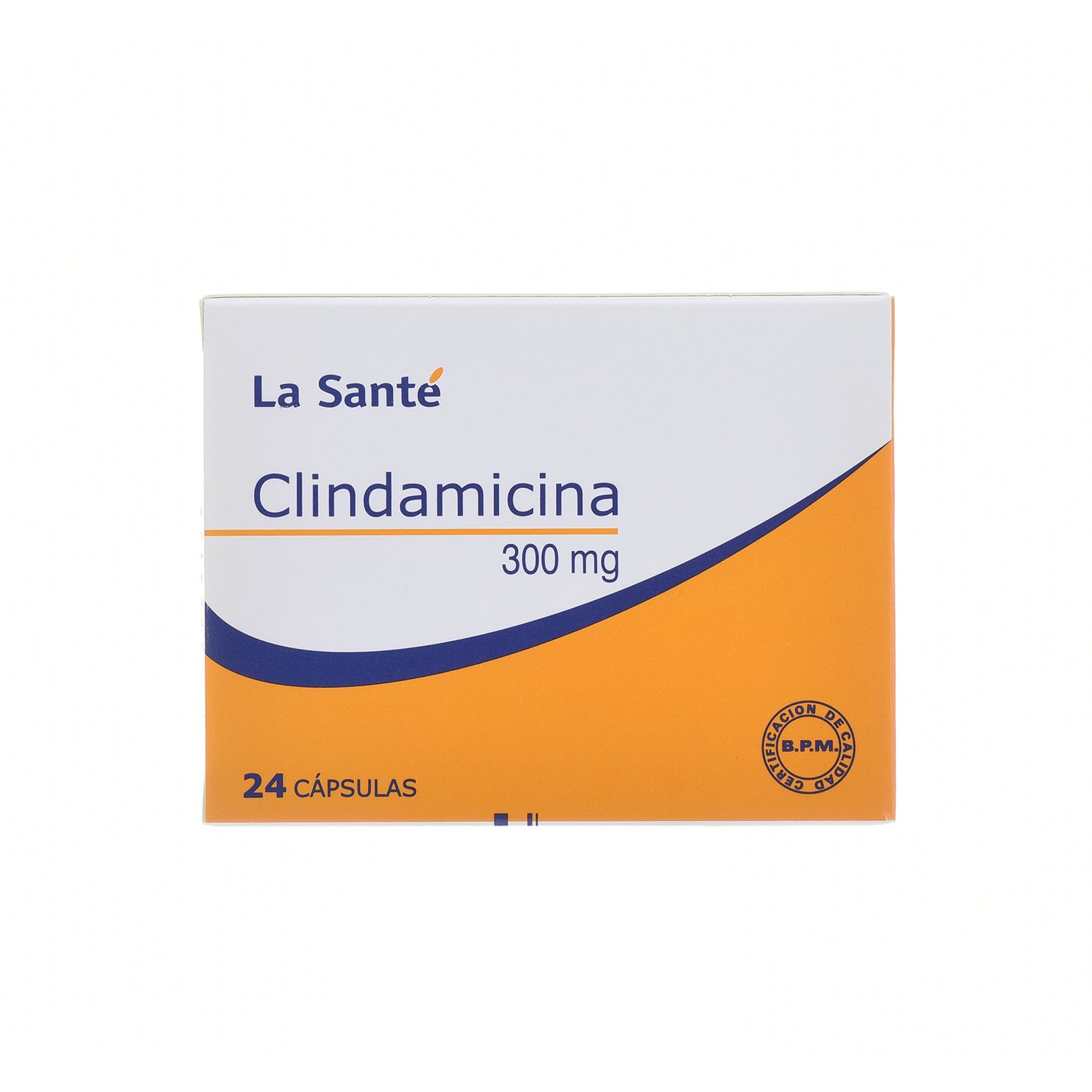 Clindamicina 300 mg - 24 cápsulas (La Santé)
