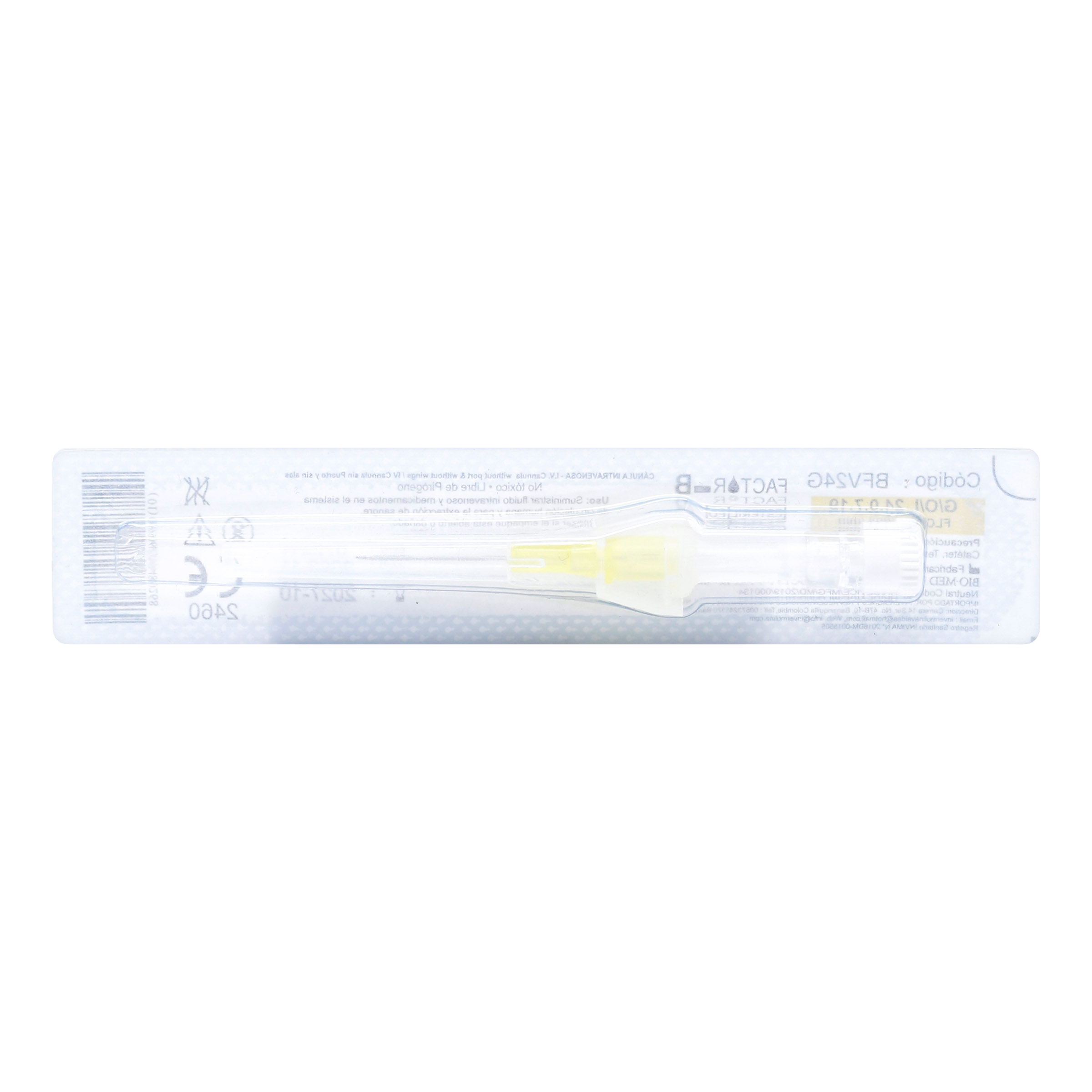 Catéter canula intravenosa 24G – ICOM