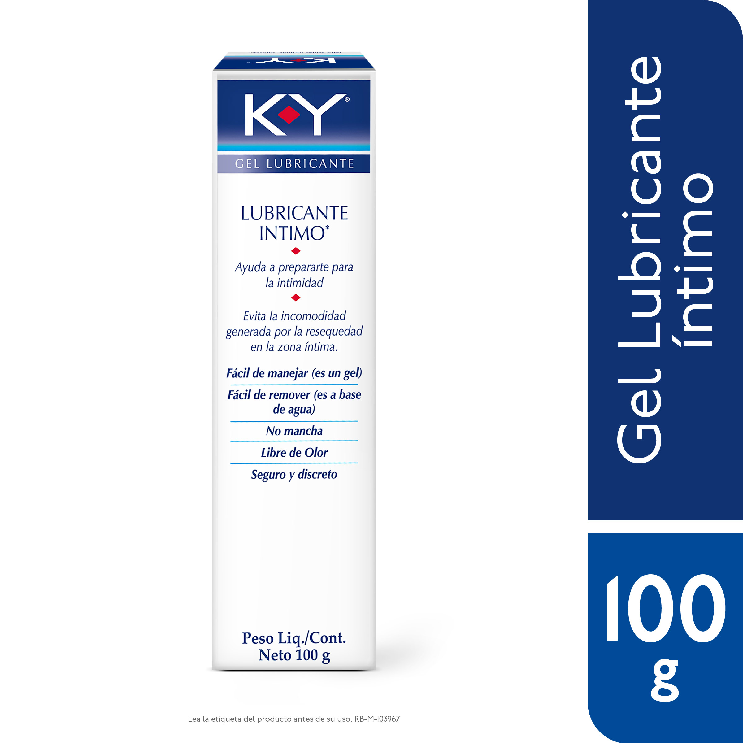 K-Y Gel 100 g – Lubricante íntimo