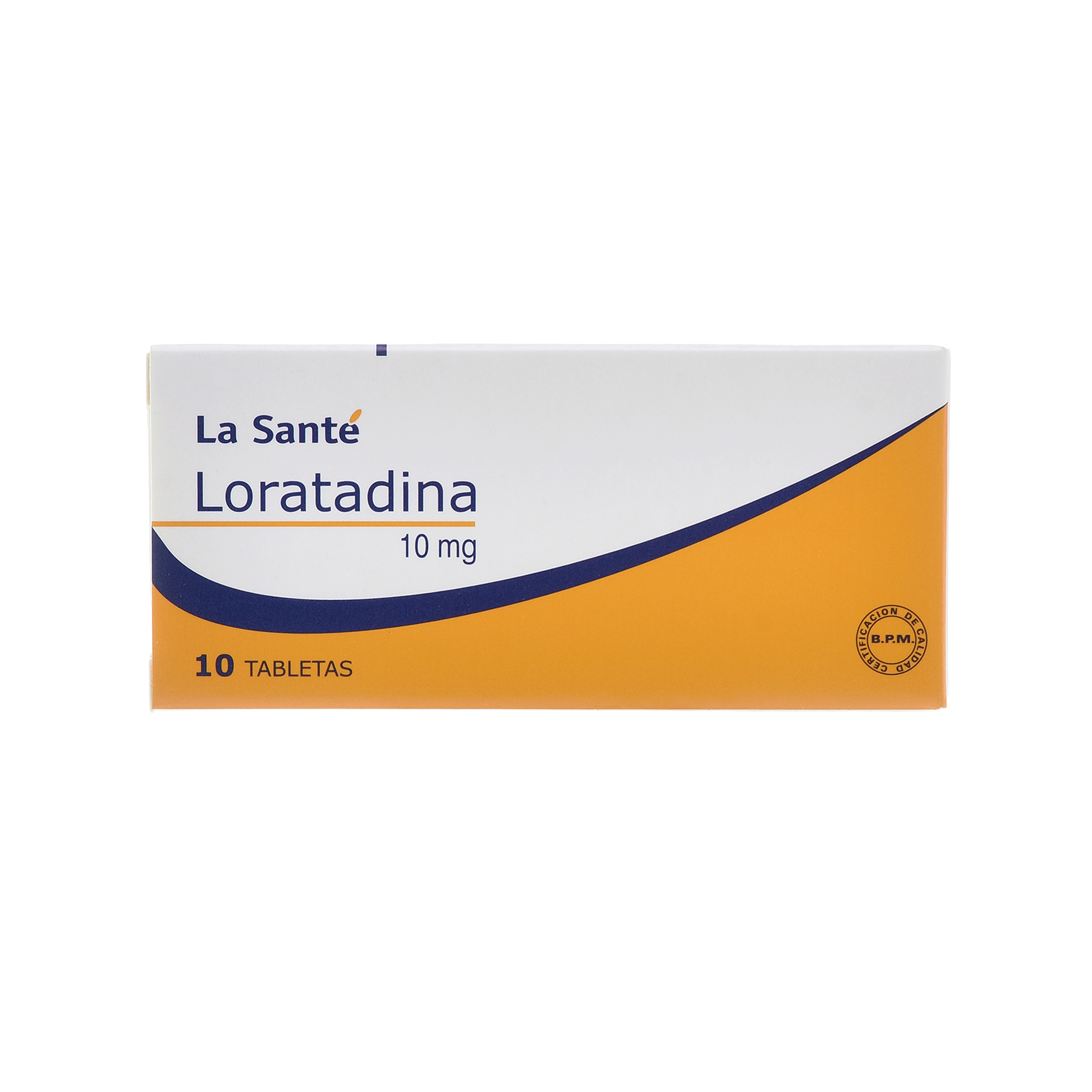 Loratadina 10 mg - 10 tabletas | LA SANTE