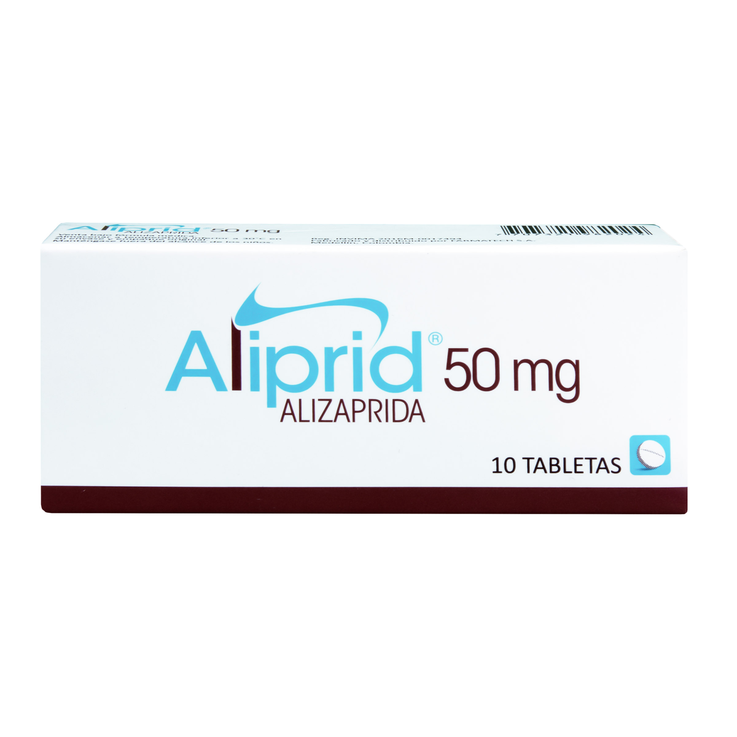 Aliprid 50 mg - 10 tabletas - HUMAX PHARMACEUTICAL