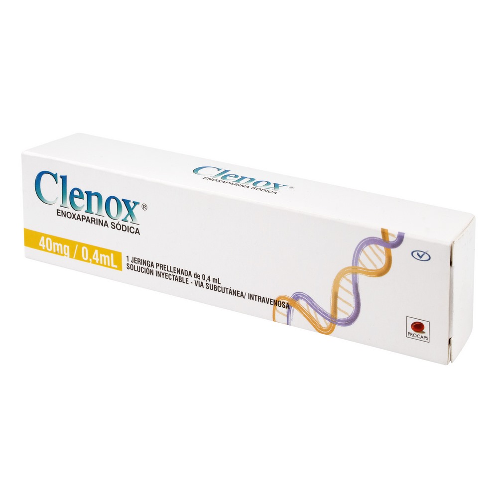 CLENOX 40 mg – Enoxaparina, jeringa prellenada