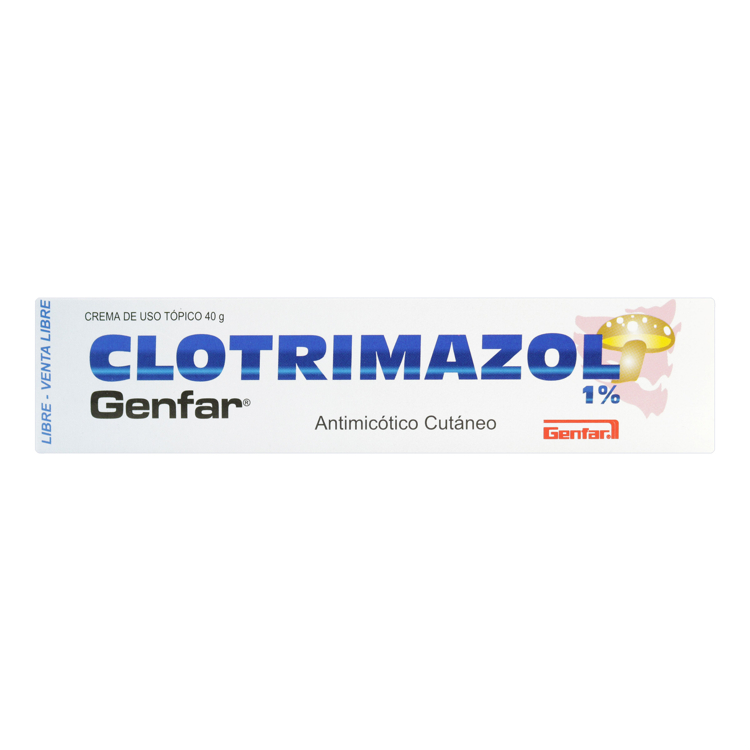 Clotrimazol 1% crema tópica 40 g Genfar S.A.
