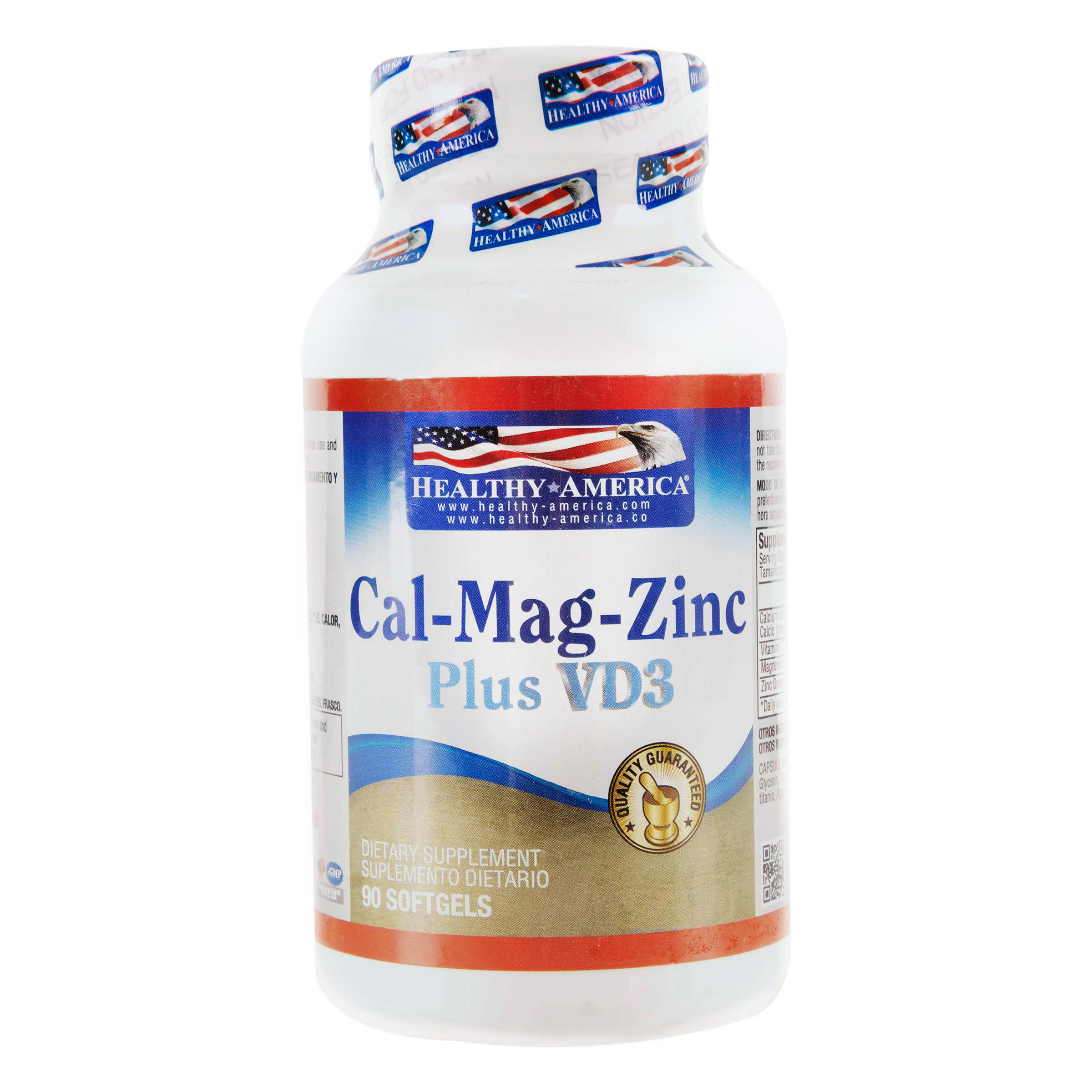 Cal-Mag-Zinc Plus con Vitamina D3 – 90 softgels