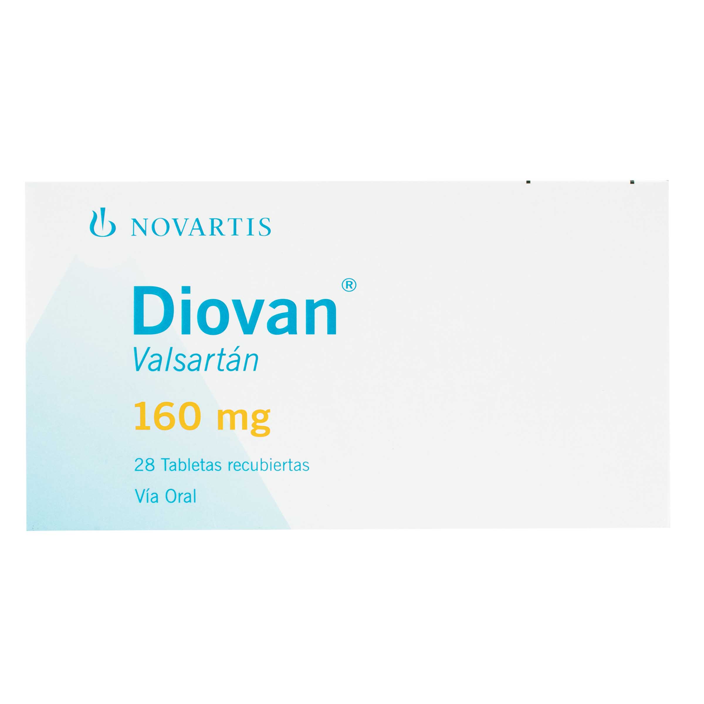 Diovan 160 mg – 28 tabletas (valsartán)