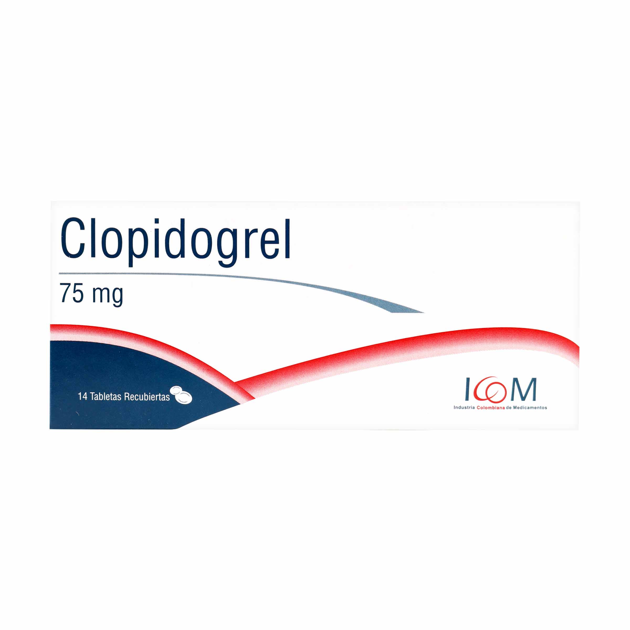 Clopidogrel 75 mg – 14 tabletas (ICOM)