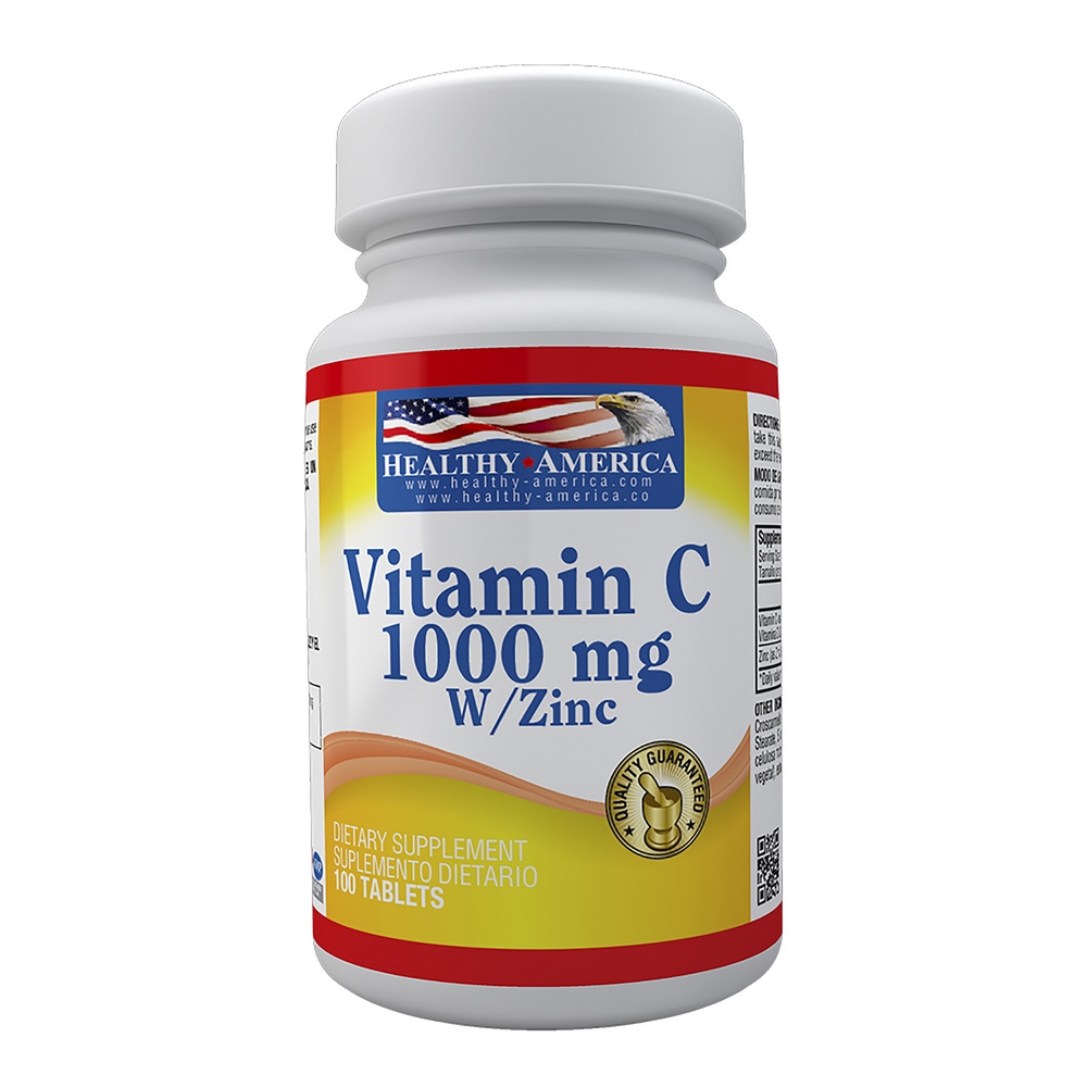 Vitamina C 1000 mg con bioflavonoides | Healthy America Colombia