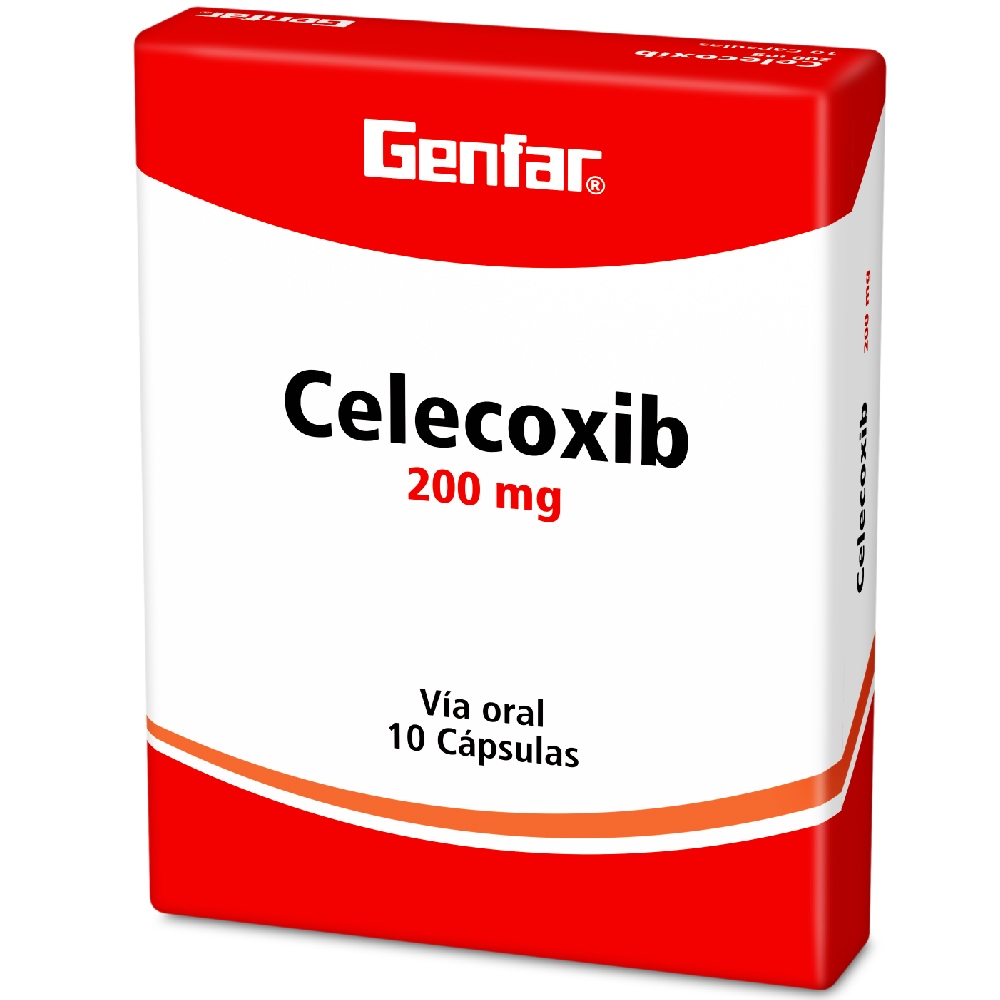Celecoxib 200 mg - 10 cápsulas Genfar S.A.