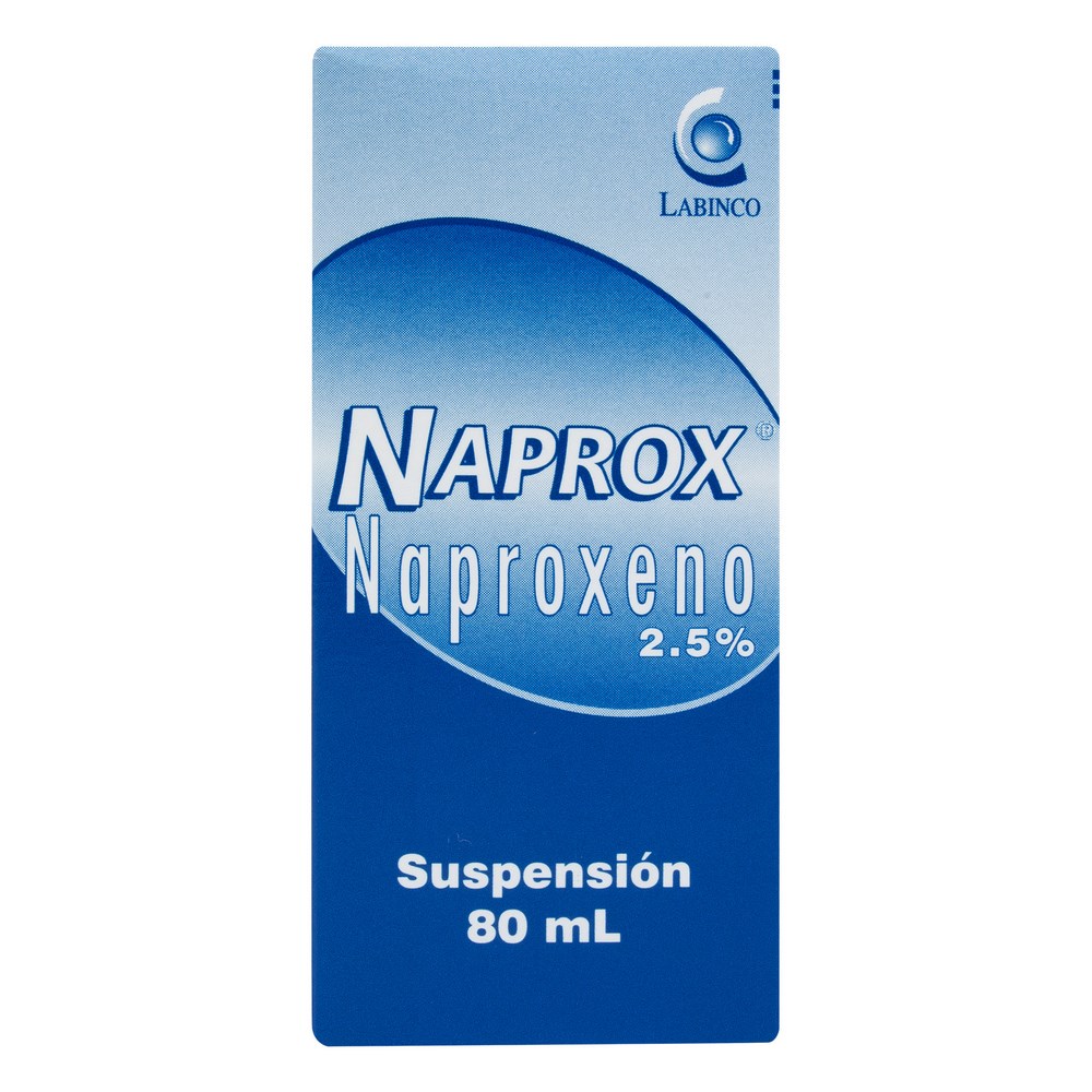 Naproxeno 2.5% Suspensión – 80 ml | Naproxeno