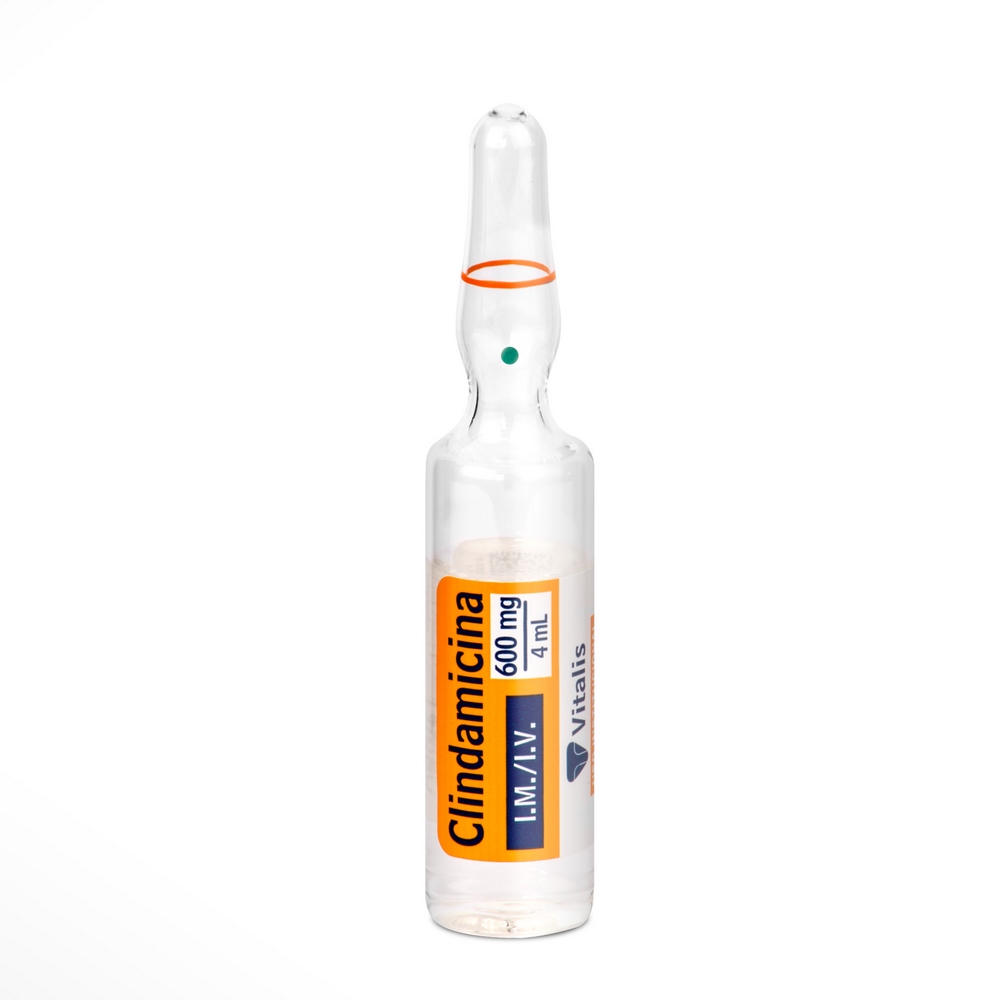Clindamicina 600 mg/4 ml – 10 ampollas