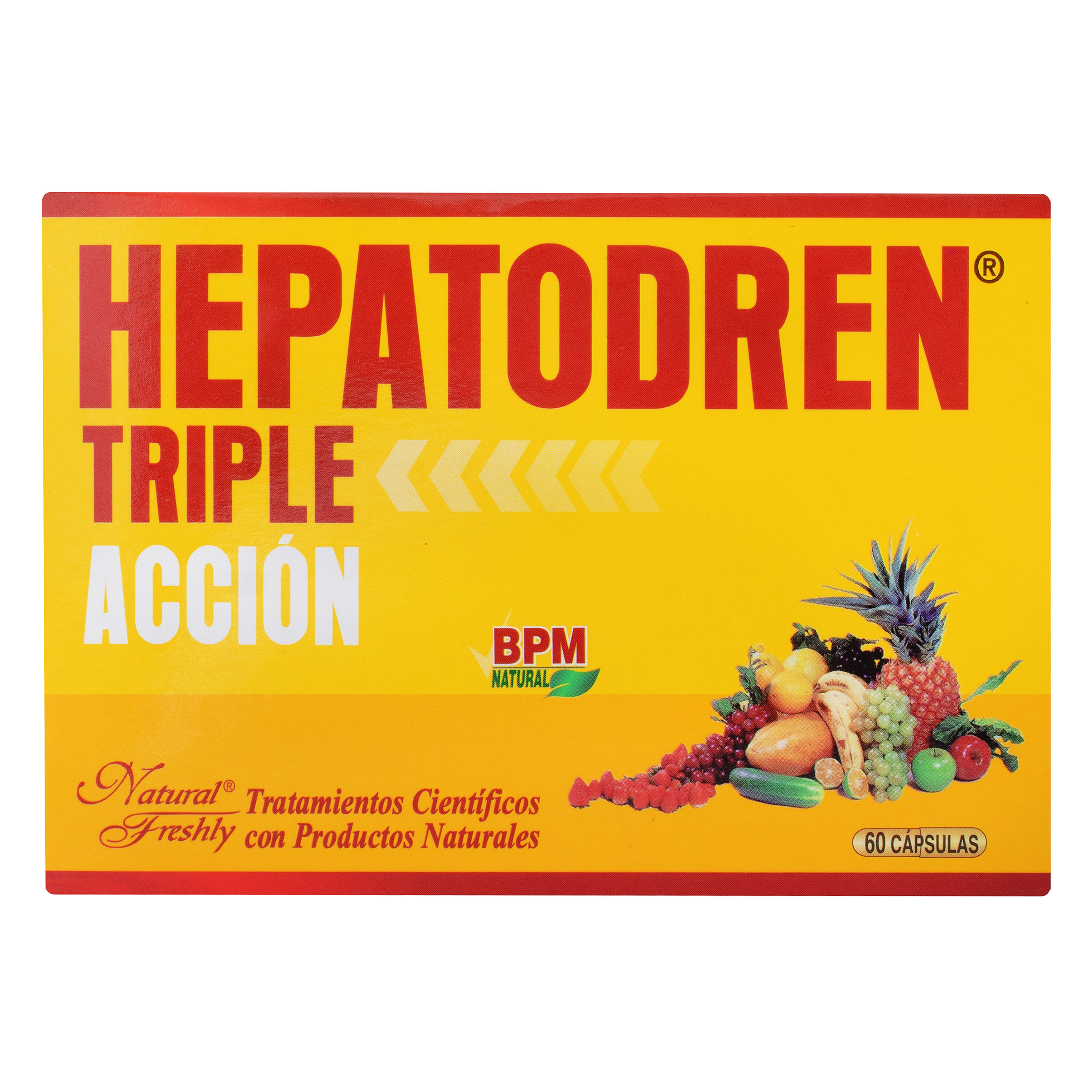 HEPATODREN TRIPLE ACCION - 60 cápsulas (natural)