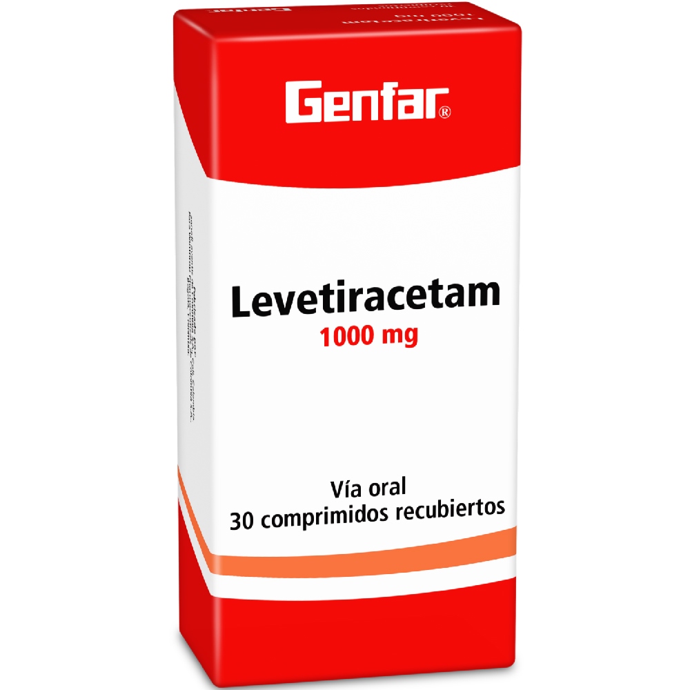 Levetiracetam 500 mg 30 tabletas Genfar