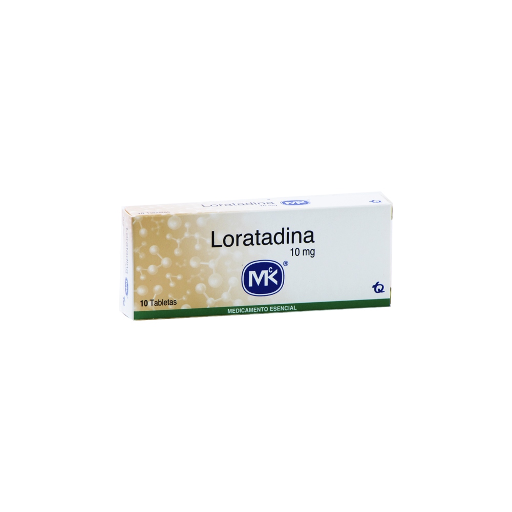 Loratadina 10 mg – 10 tabletas | MK LORATADINA