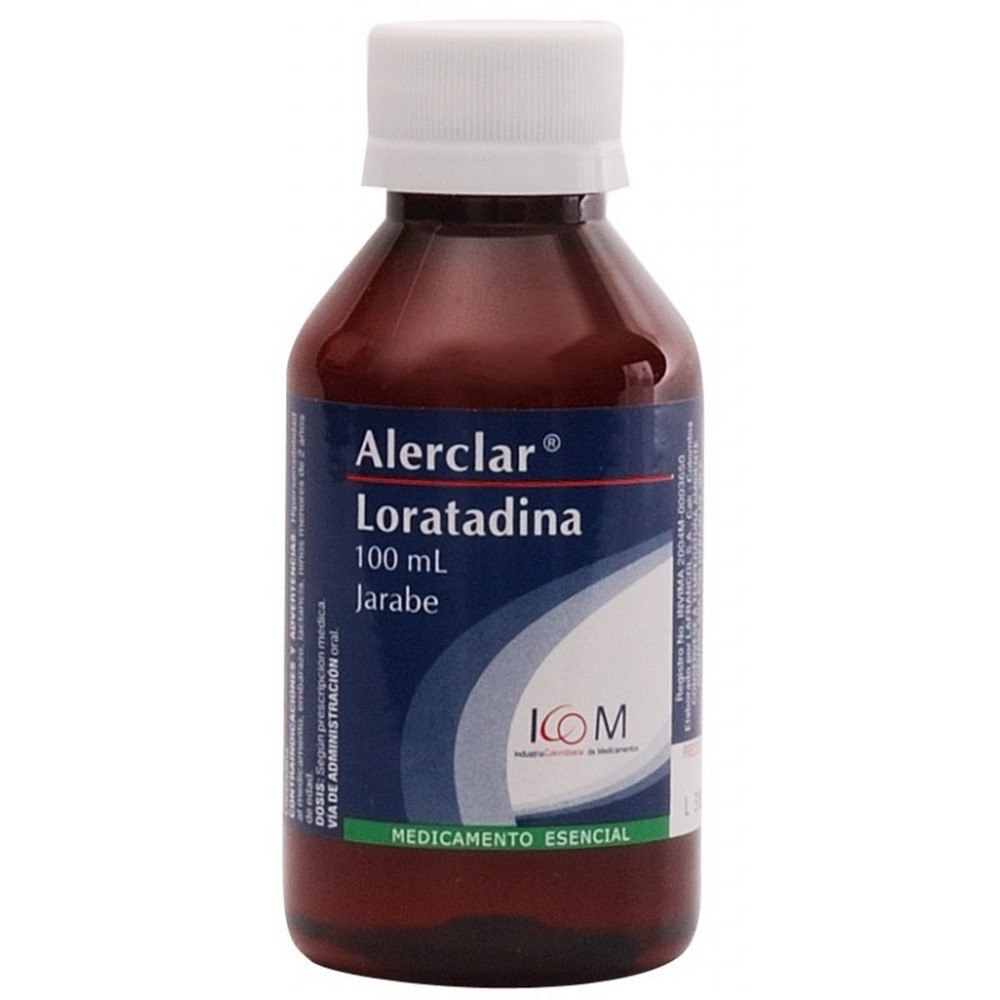 Loratadina 5 mg/5 ml - 100 ml jarabe ICOM
