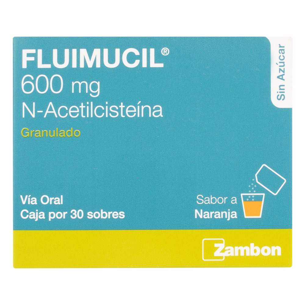 Fluimucil 600 mg - 30 sobres