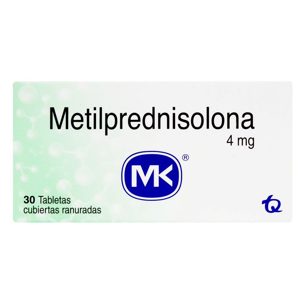 METILPREDNISOLONA 4 MG 30 TBS MK METILPREDNISOLONA