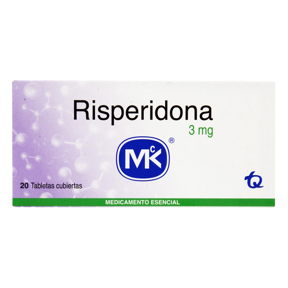 Risperidona 3 mg – 20 tabletas
