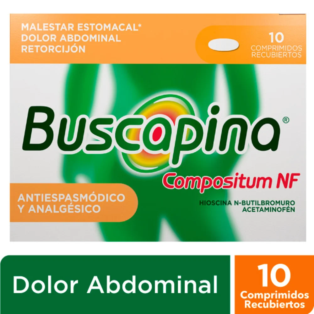 Buscapina NF Compositum 325/10 mg - 10 tabletas