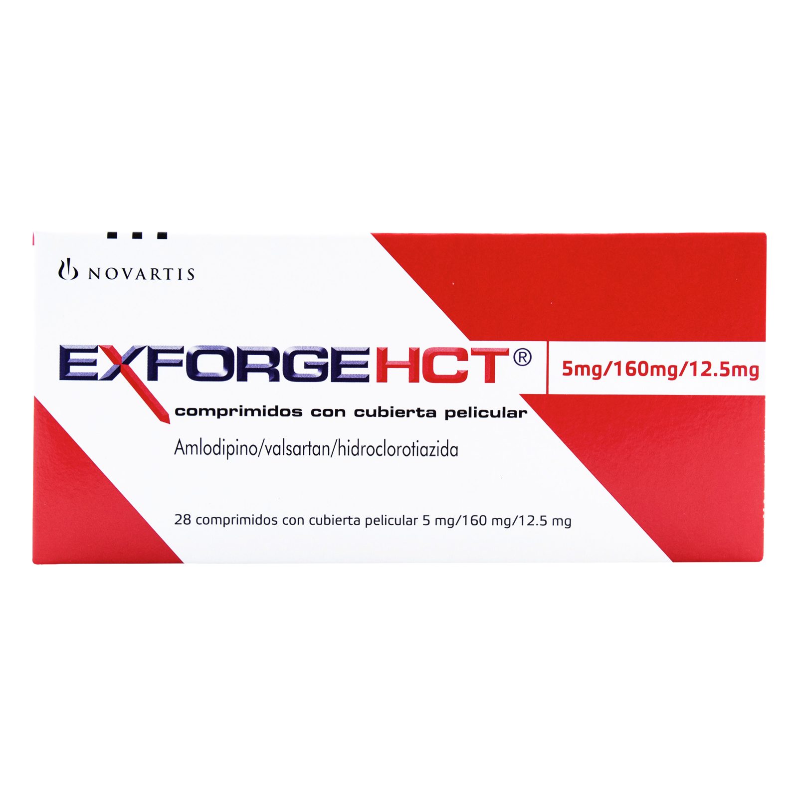 Exforge HCT - Valsartán, Amlodipino y Hidroclorotiazida