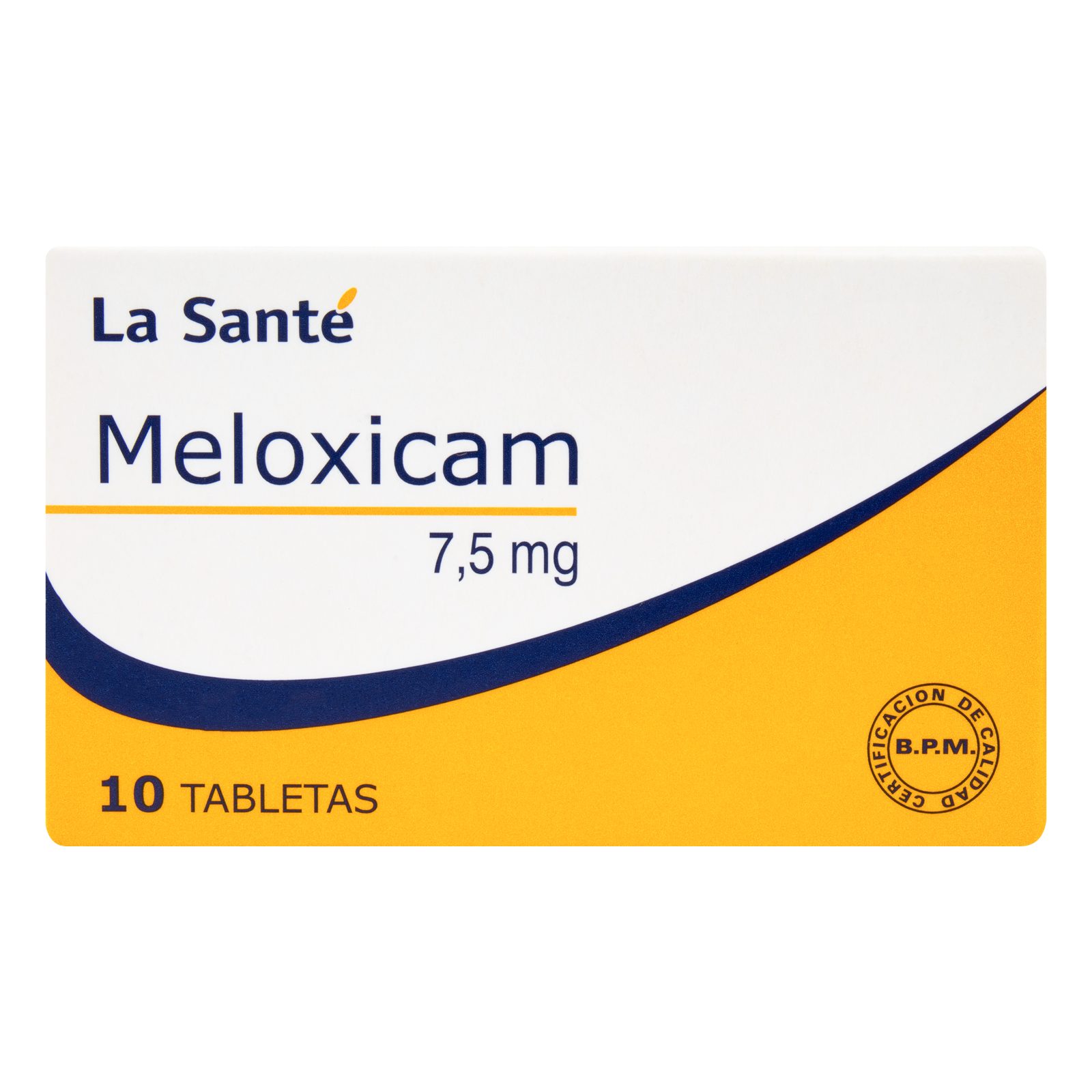 Meloxicam 7.5 mg - 10 tabletas | La Santé