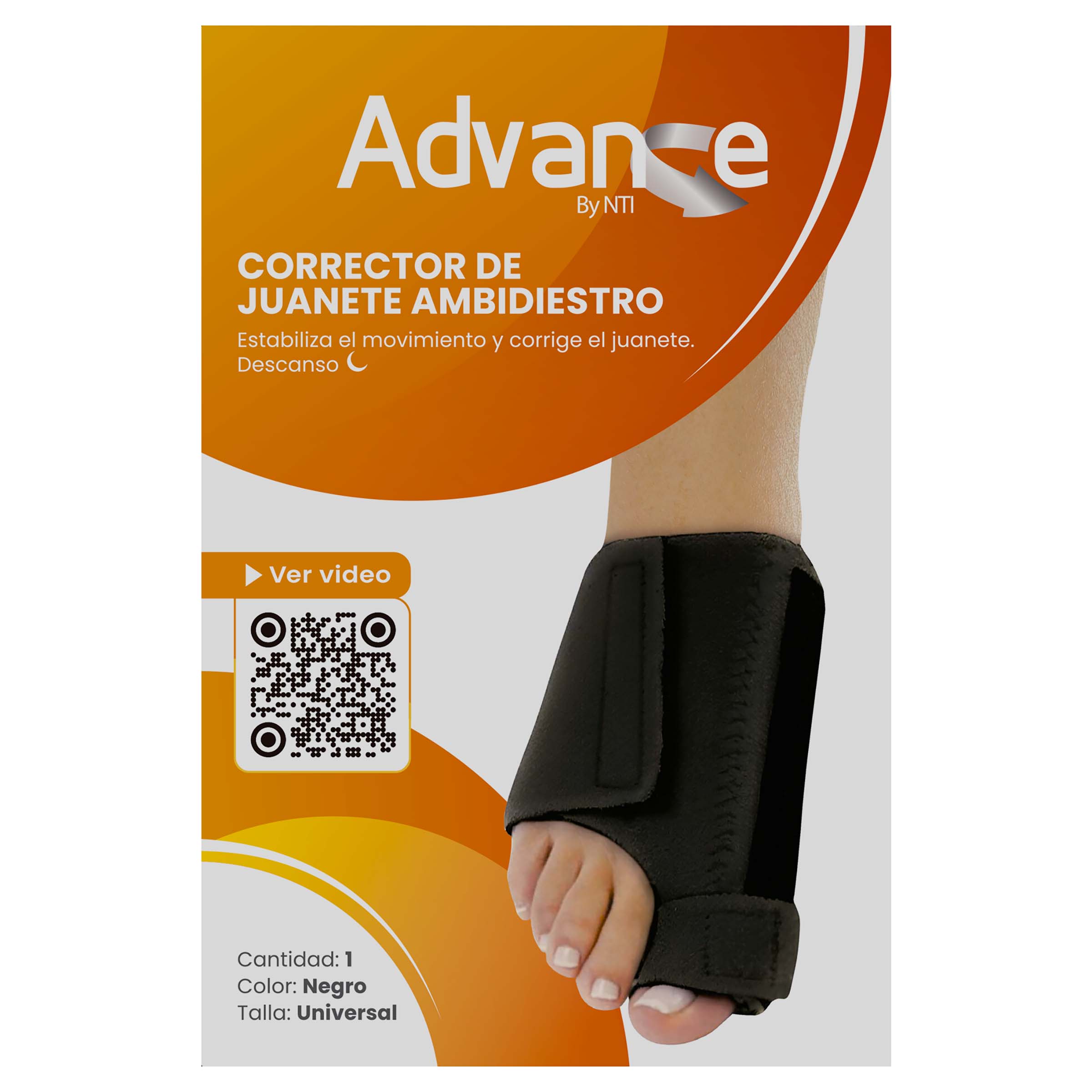 Corrector ortopédico de juanetes Advance NTI - NEW TRADE INTERNATIONAL