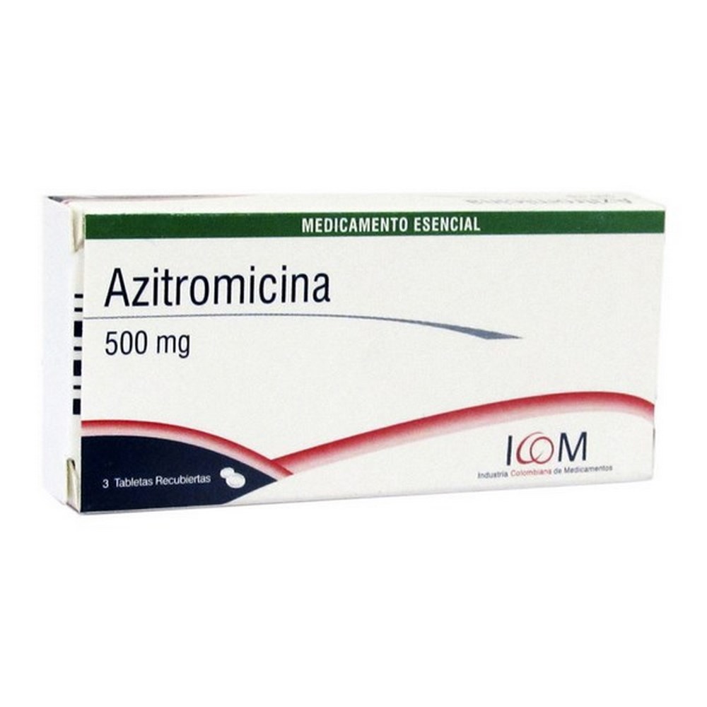 AZITROMICINA 500 mg – 3 tabletas ICOM MQ