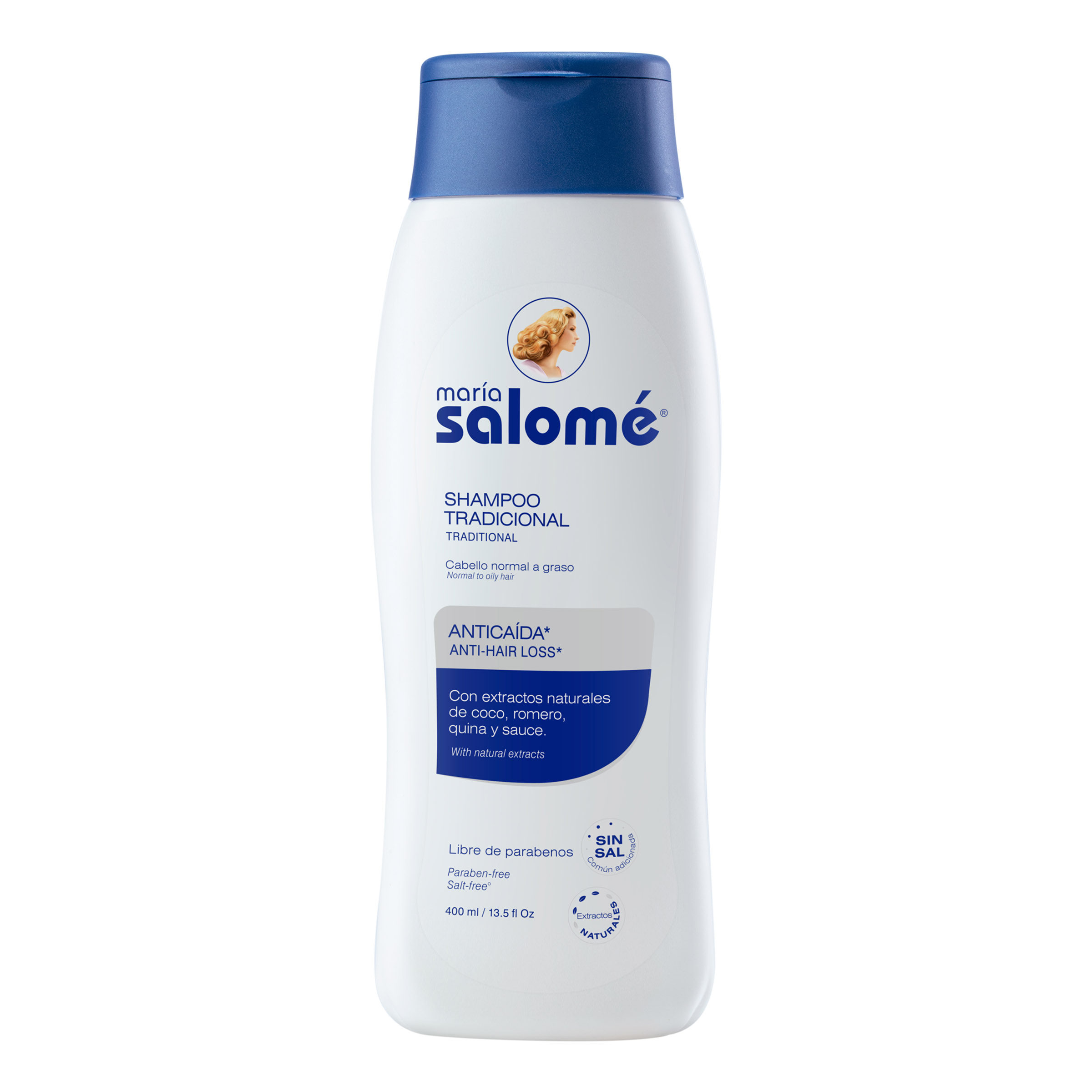 Champú sin sal María Salomé 400 ml