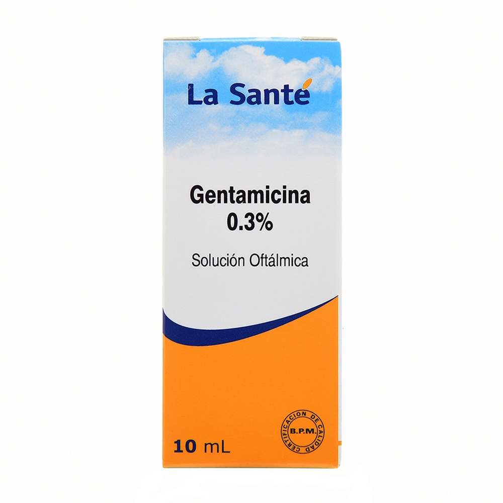 Gentamicina 0.3% Oftálmica 10 mL