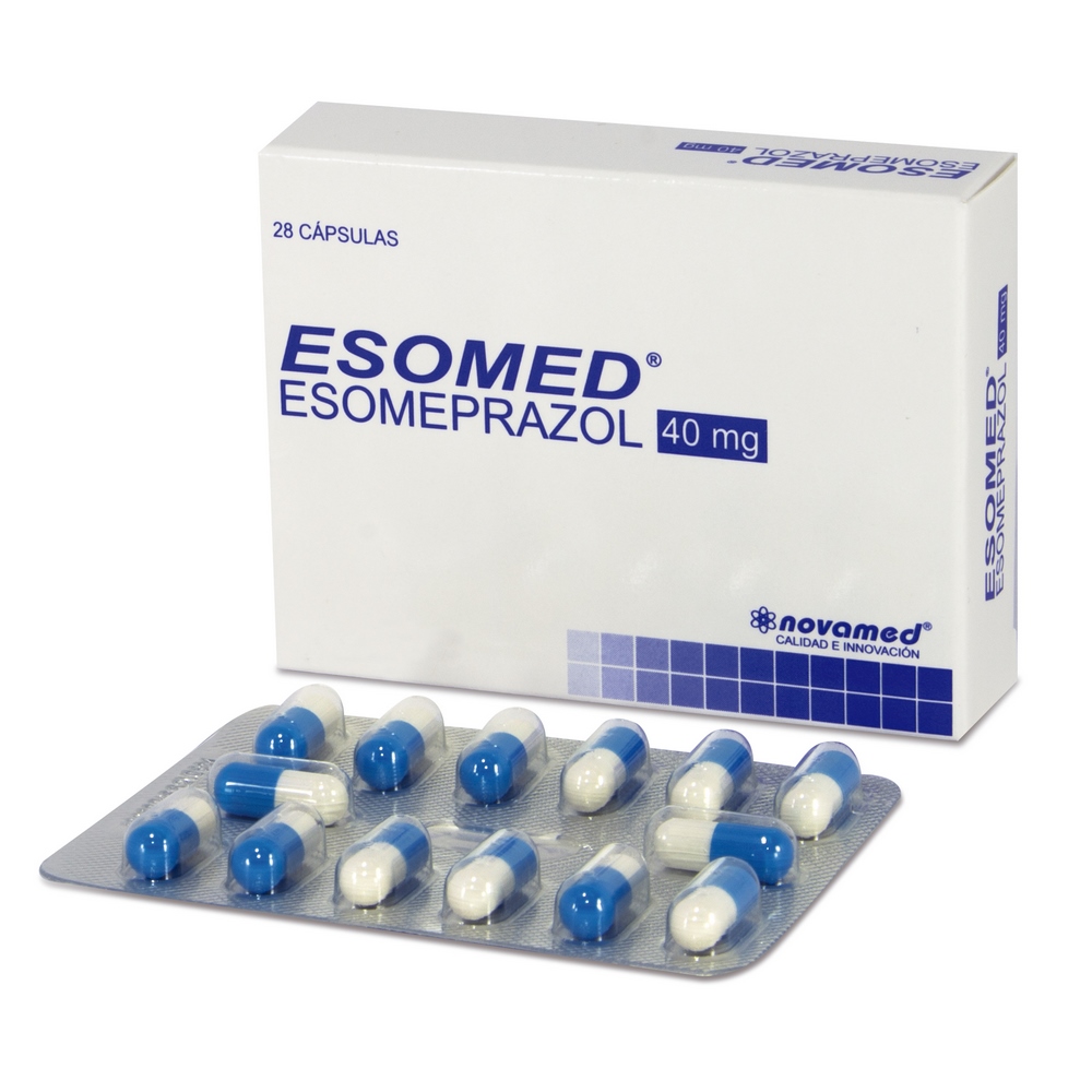 Esomed 40 mg – Esomeprazol, 28 cápsulas (NOVAMED S.A.)