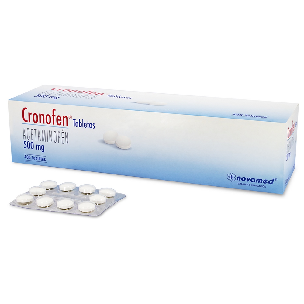 Acetaminofén Cronofen 500 mg - 400 tabletas